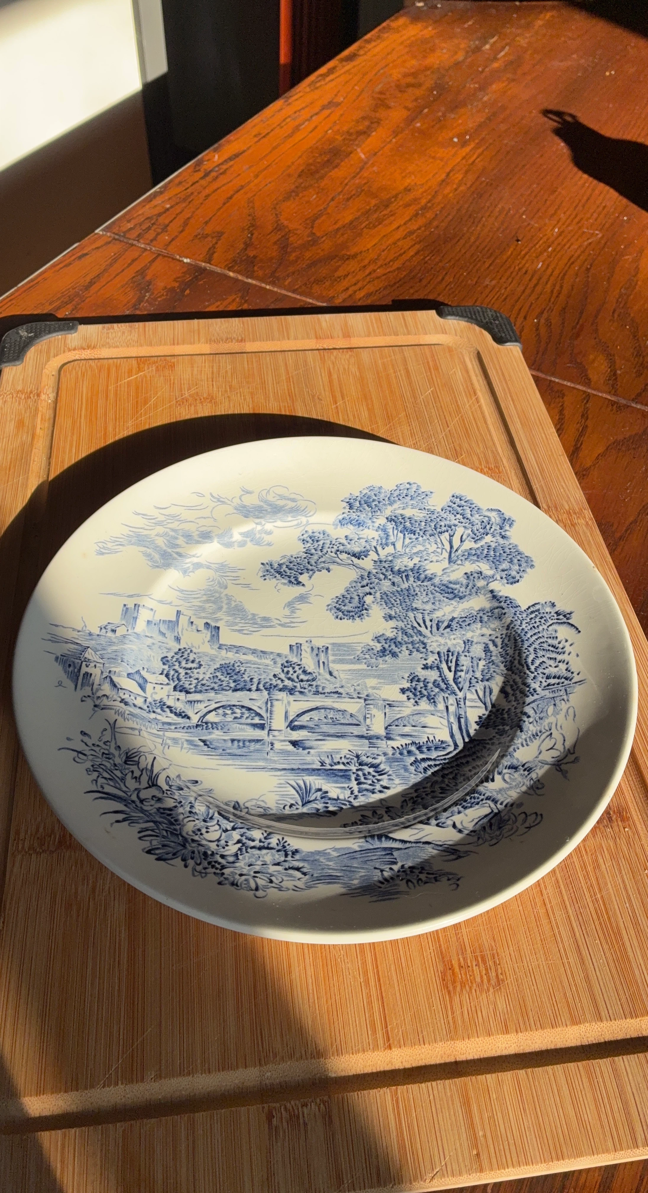 Blue Willow Pattern Plate