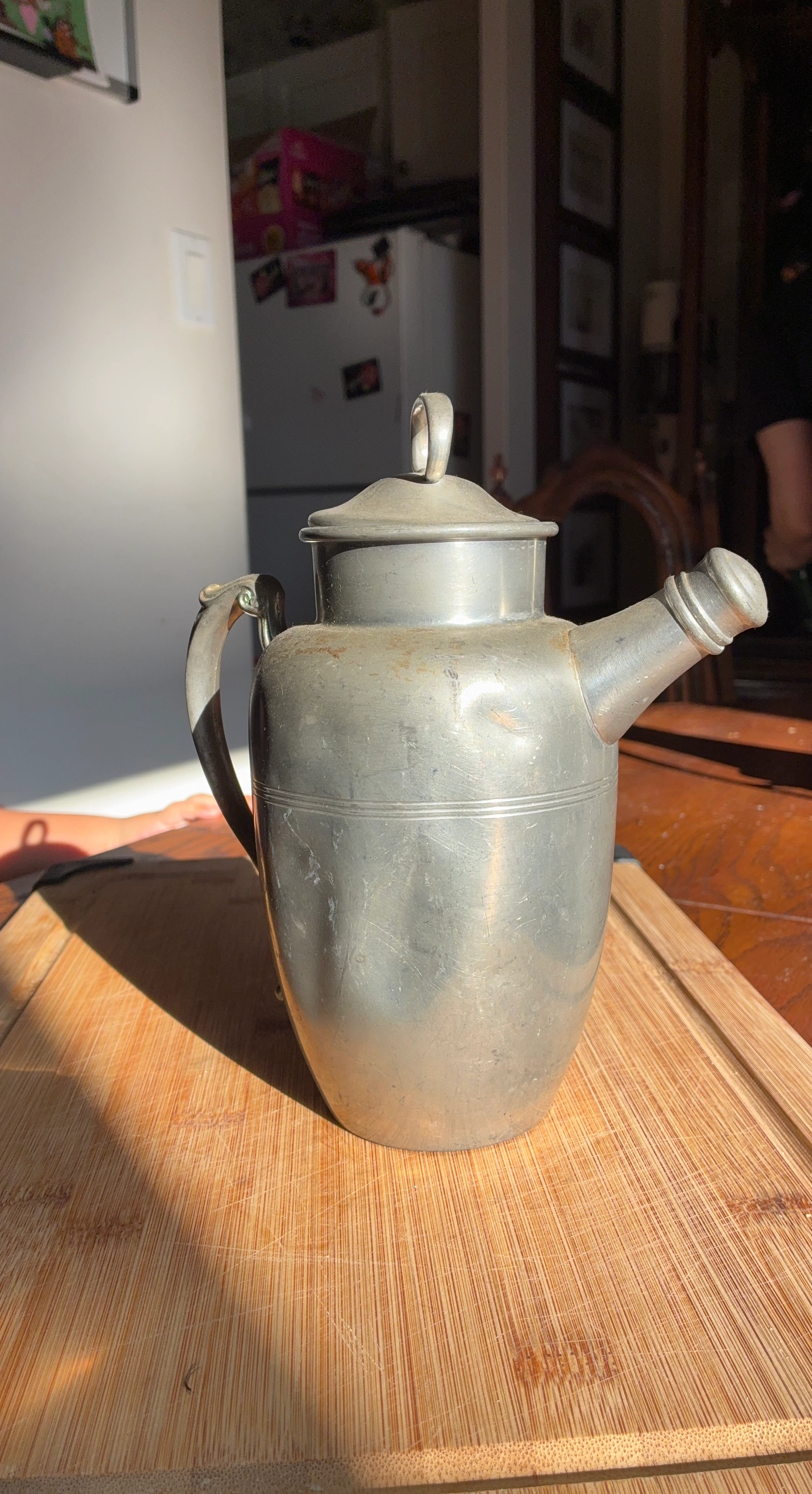 Vintage Pewter Teapot