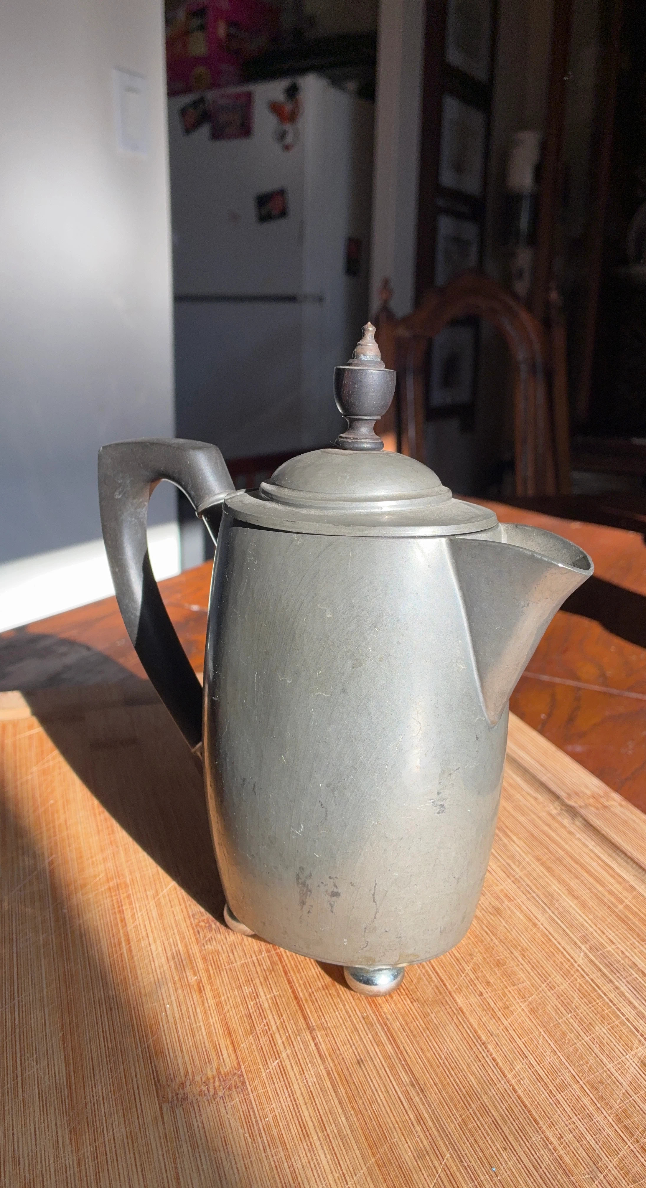 Vintage Pewter Coffee Pot