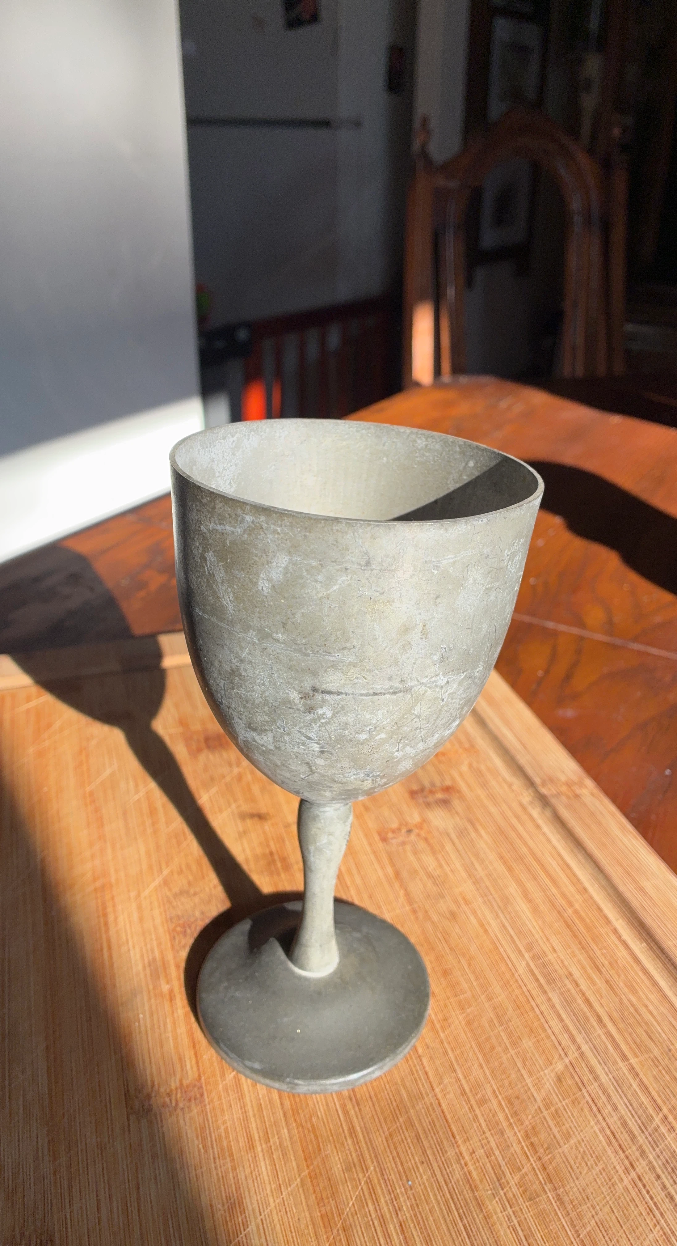 Vintage Metal Goblet