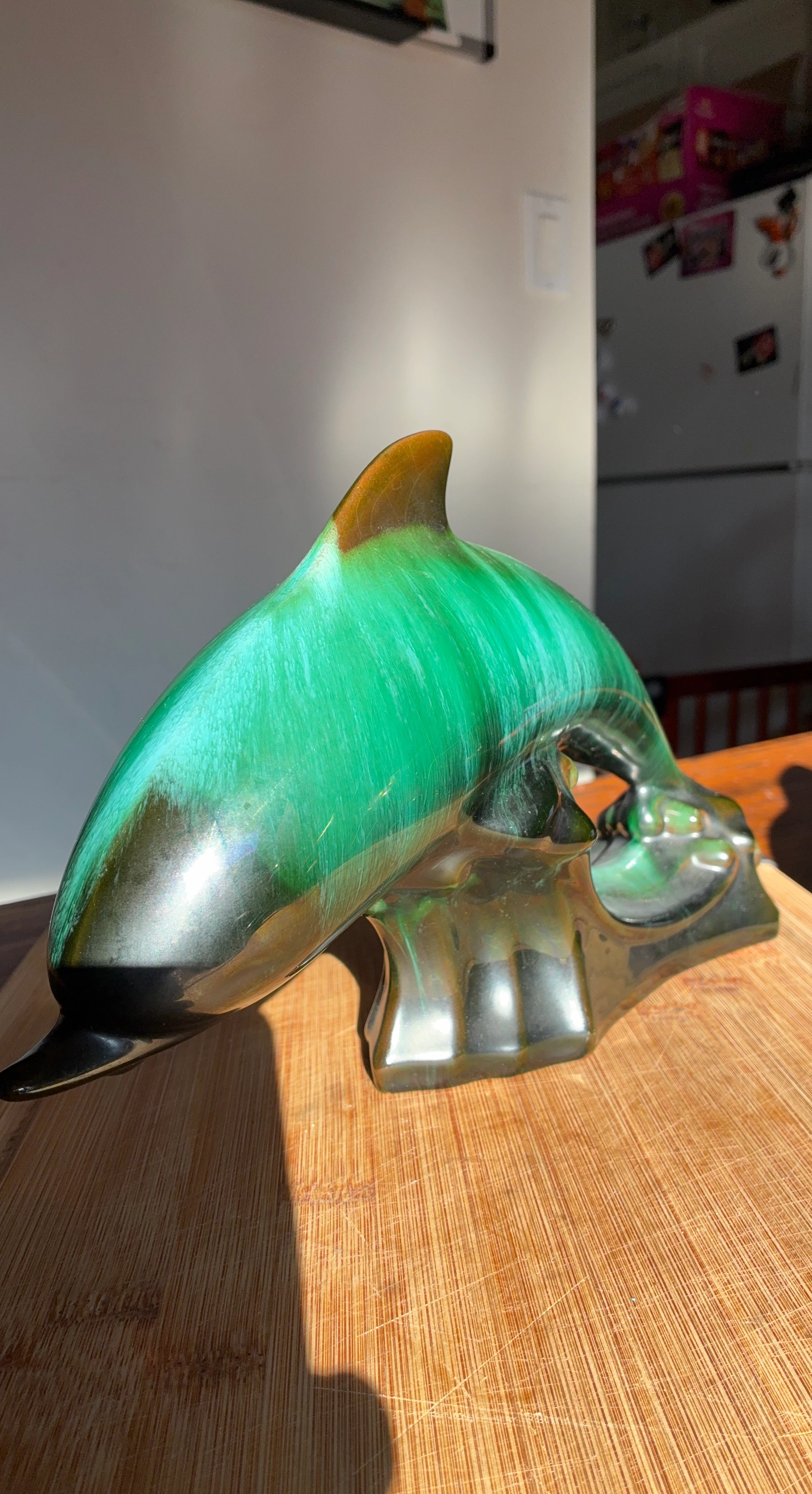 Ceramic Dolphin Figurine