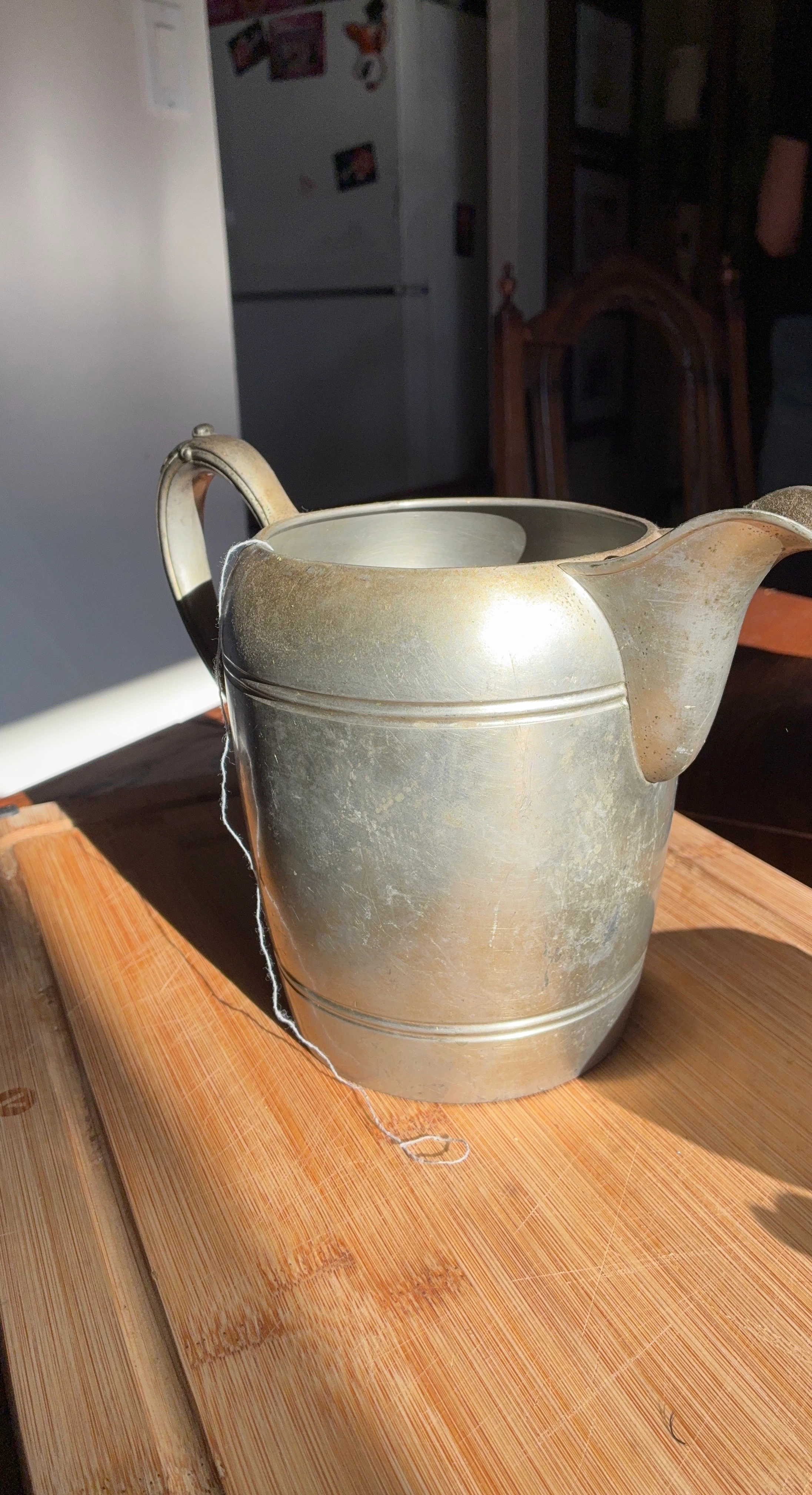 Vintage Pewter Pitcher