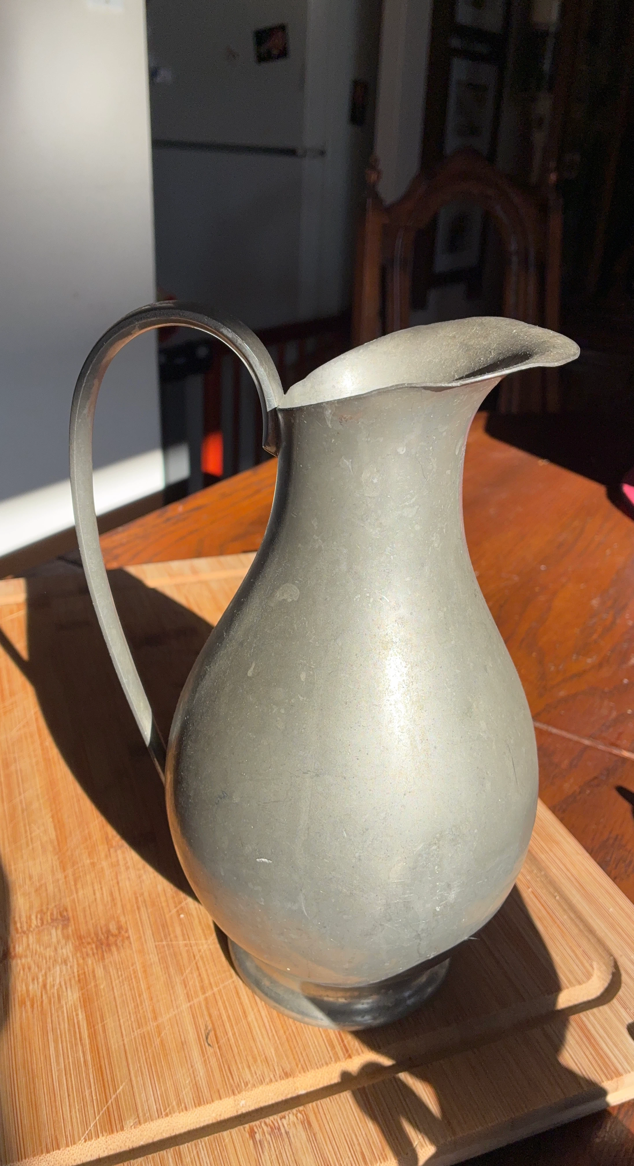 Vintage Pewter Pitcher