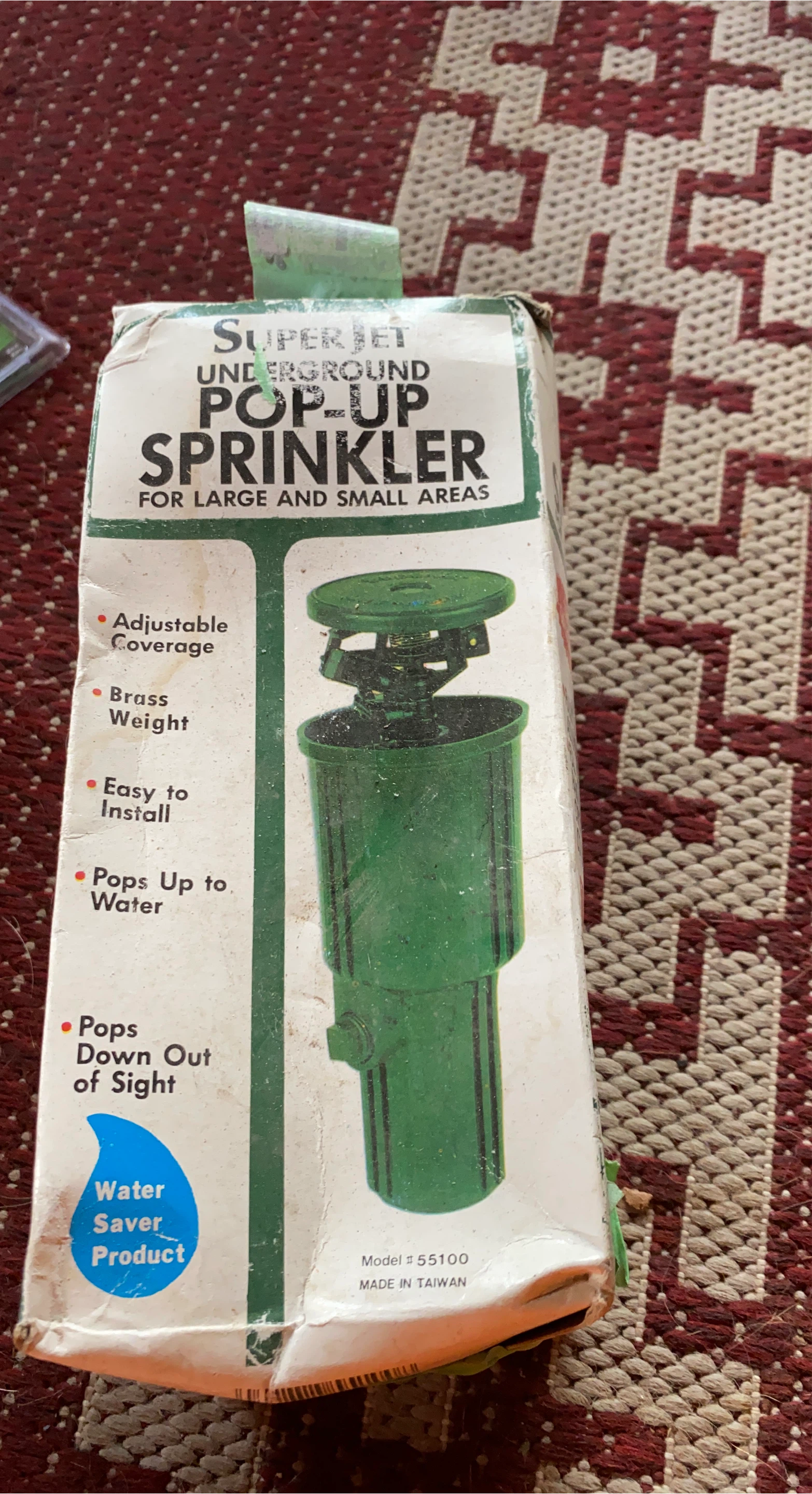 SuperJet Underground Pop-Up Sprinkler