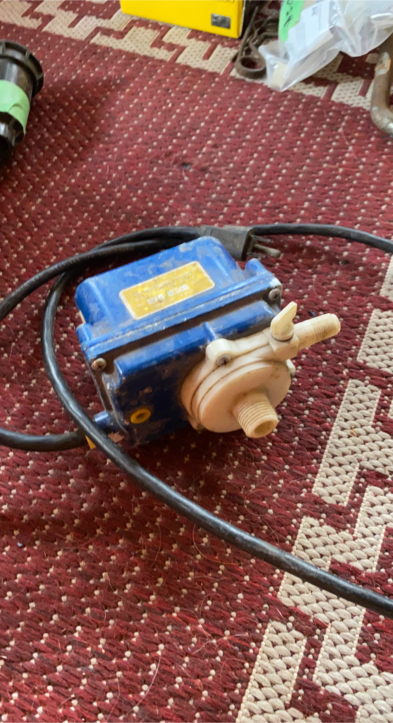 Blue Submersible Pump