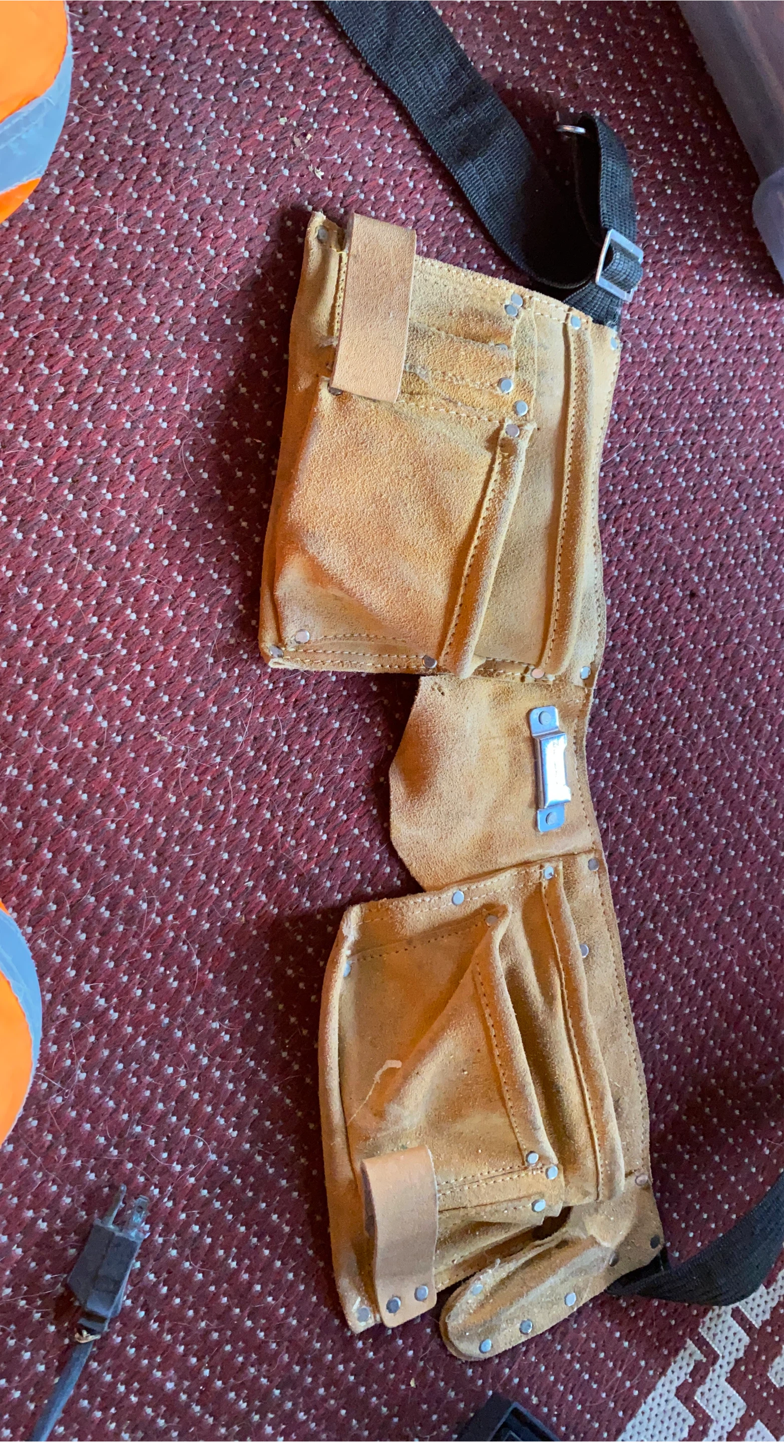 Suede Tool Belt / Pouch