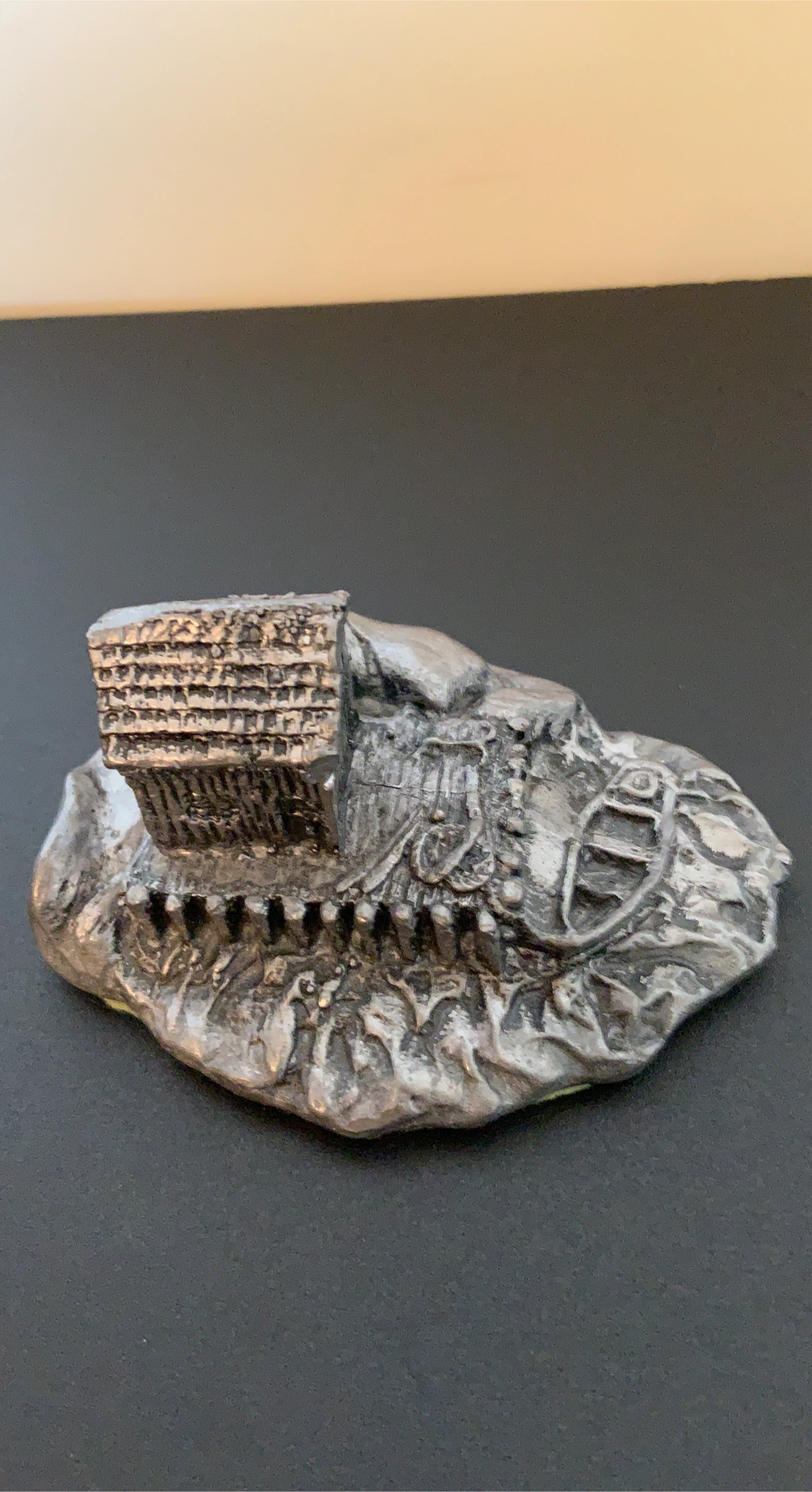 Fine Pewter Collectible Miniature Building Figurine