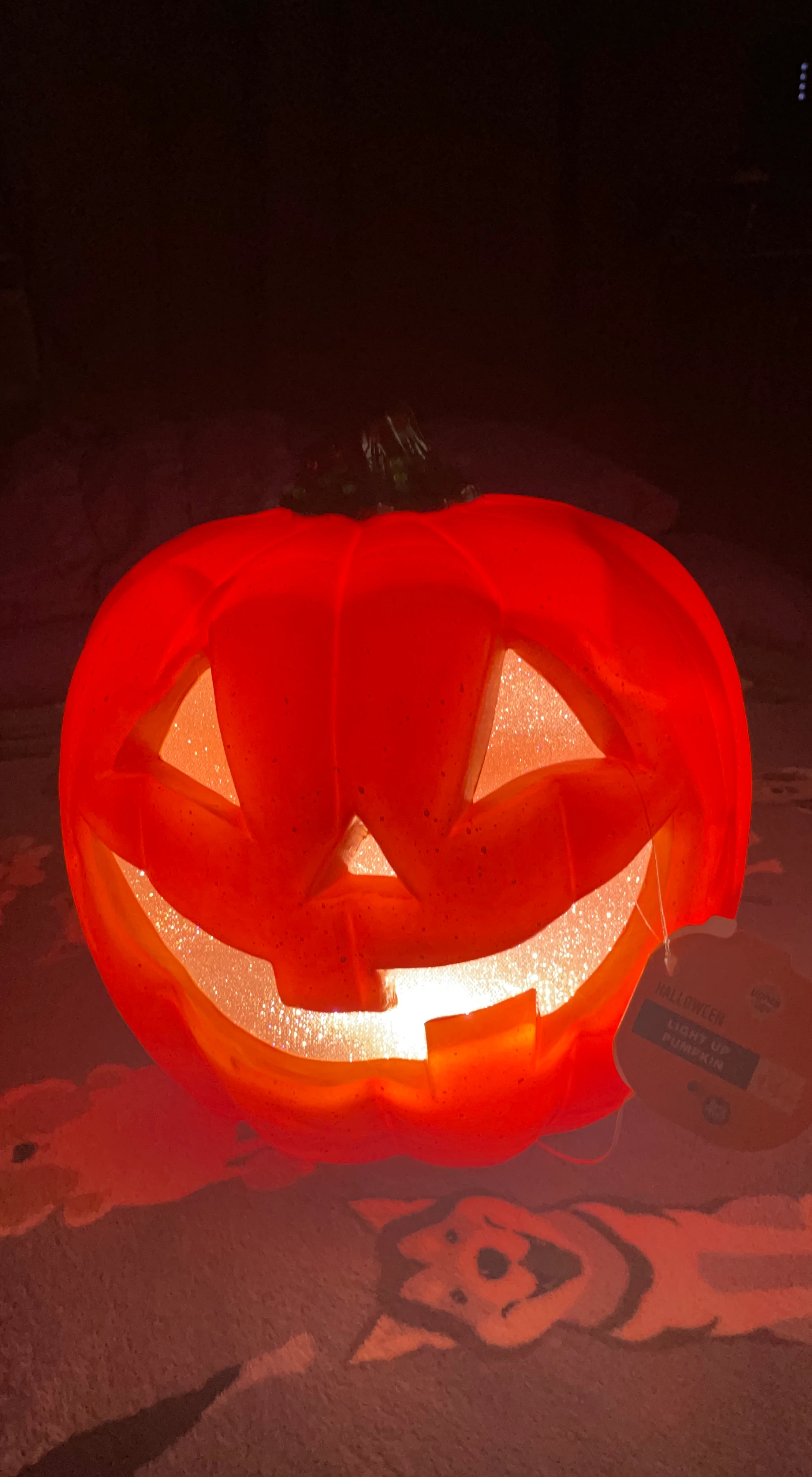 Halloween Light Up Pumpkin
