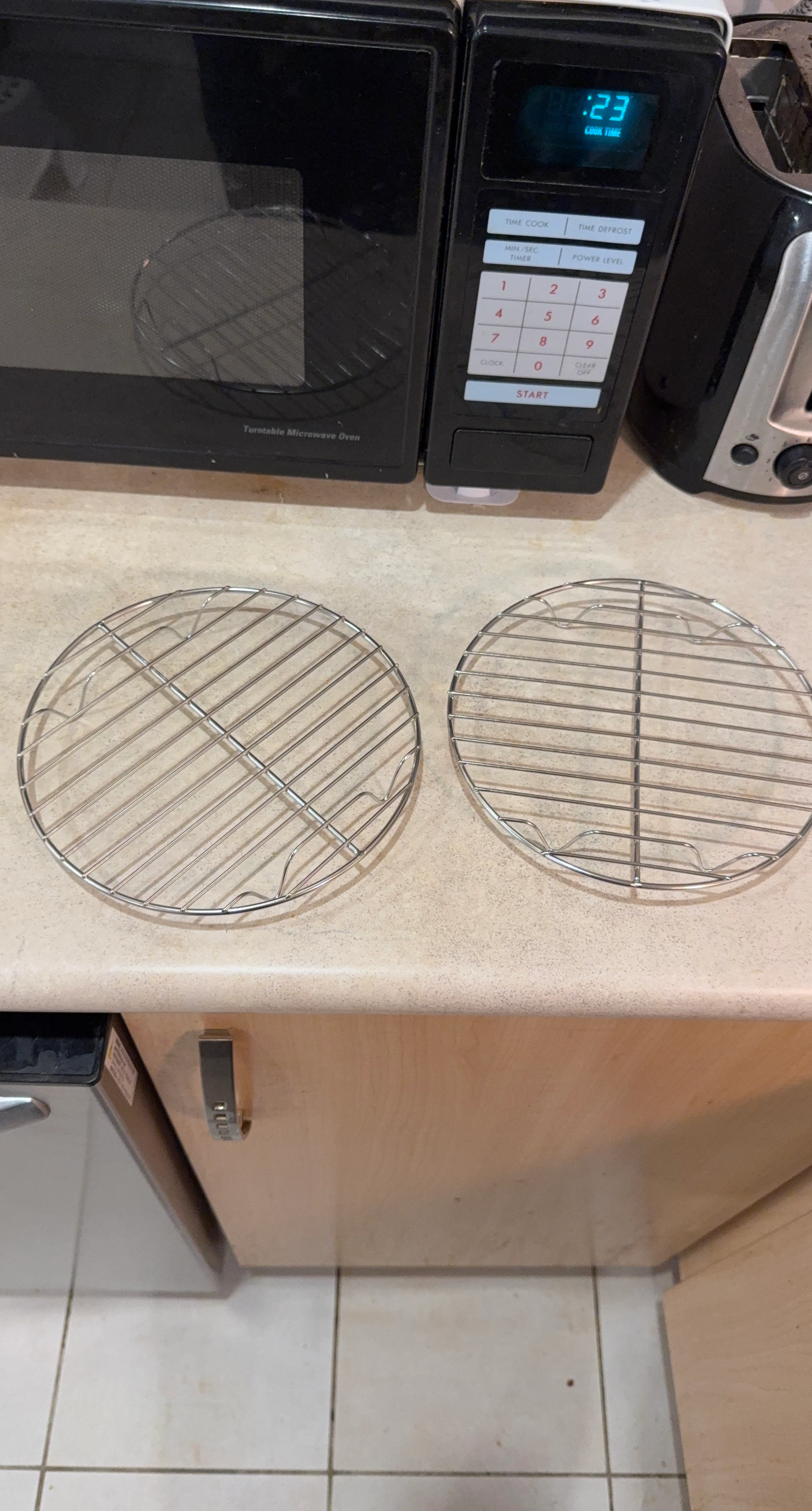 Racks for steaming vegetables