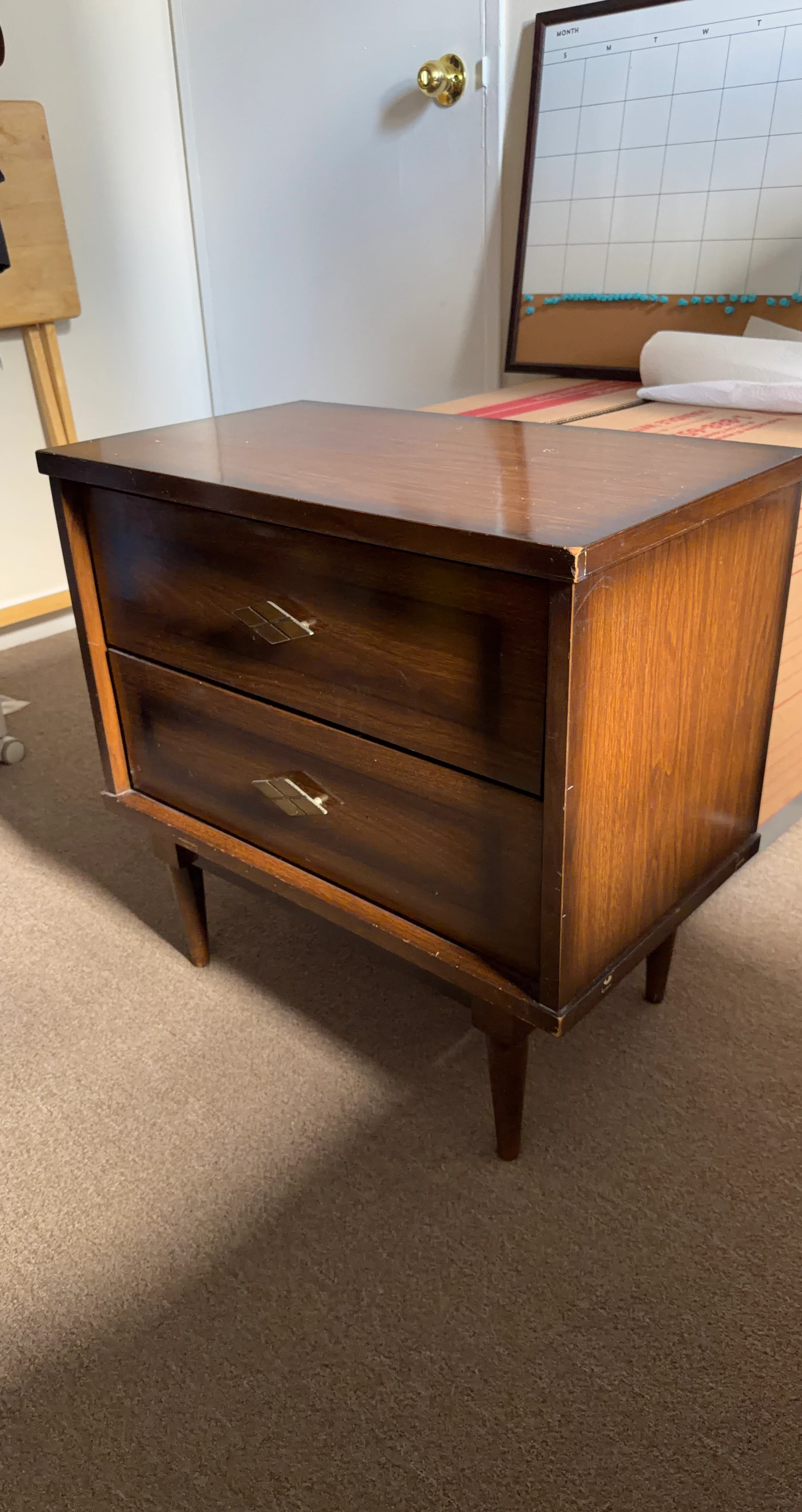 Vintage Wooden Nightstand