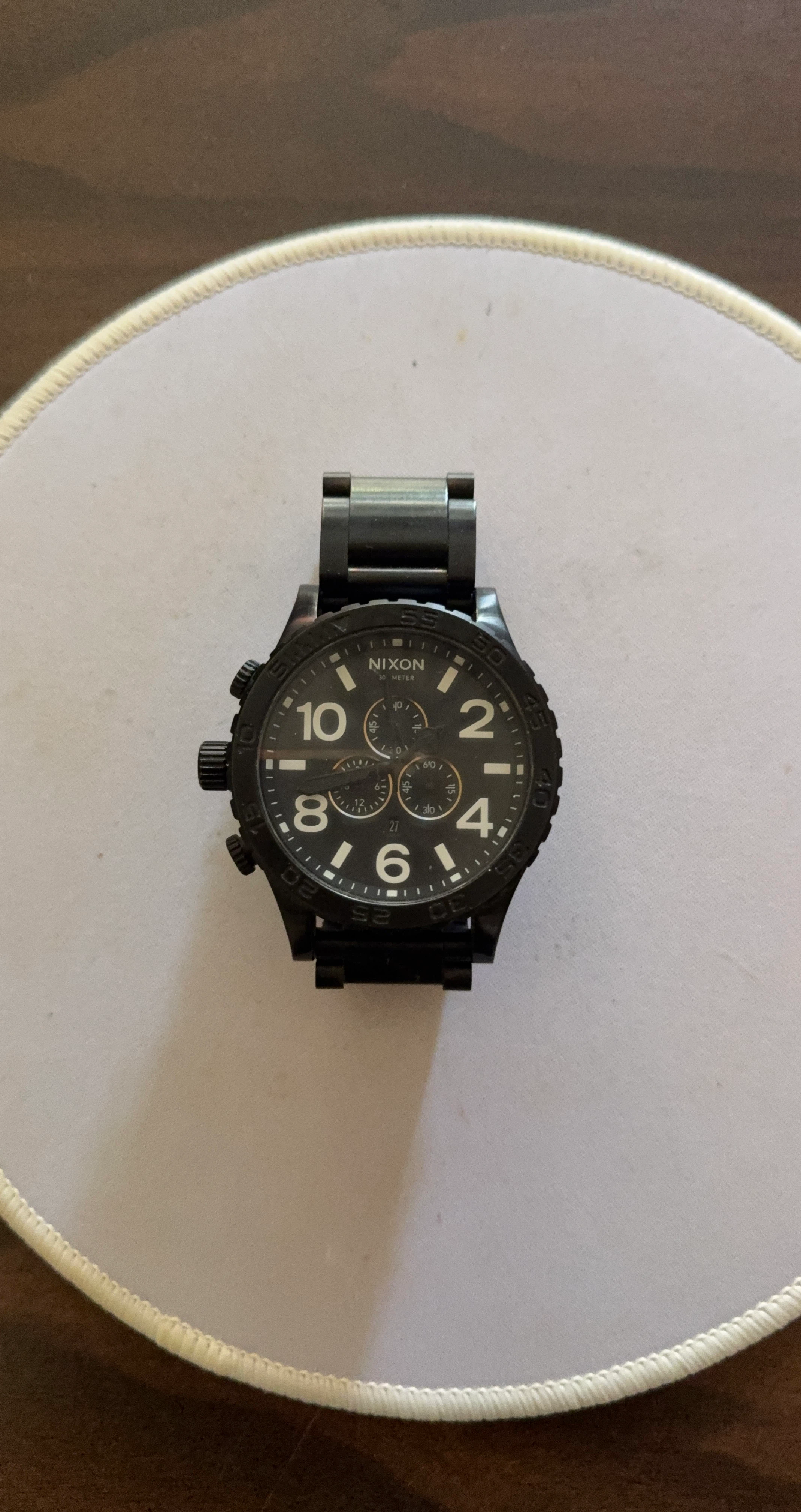 Nixon Chronograph Watch - Black