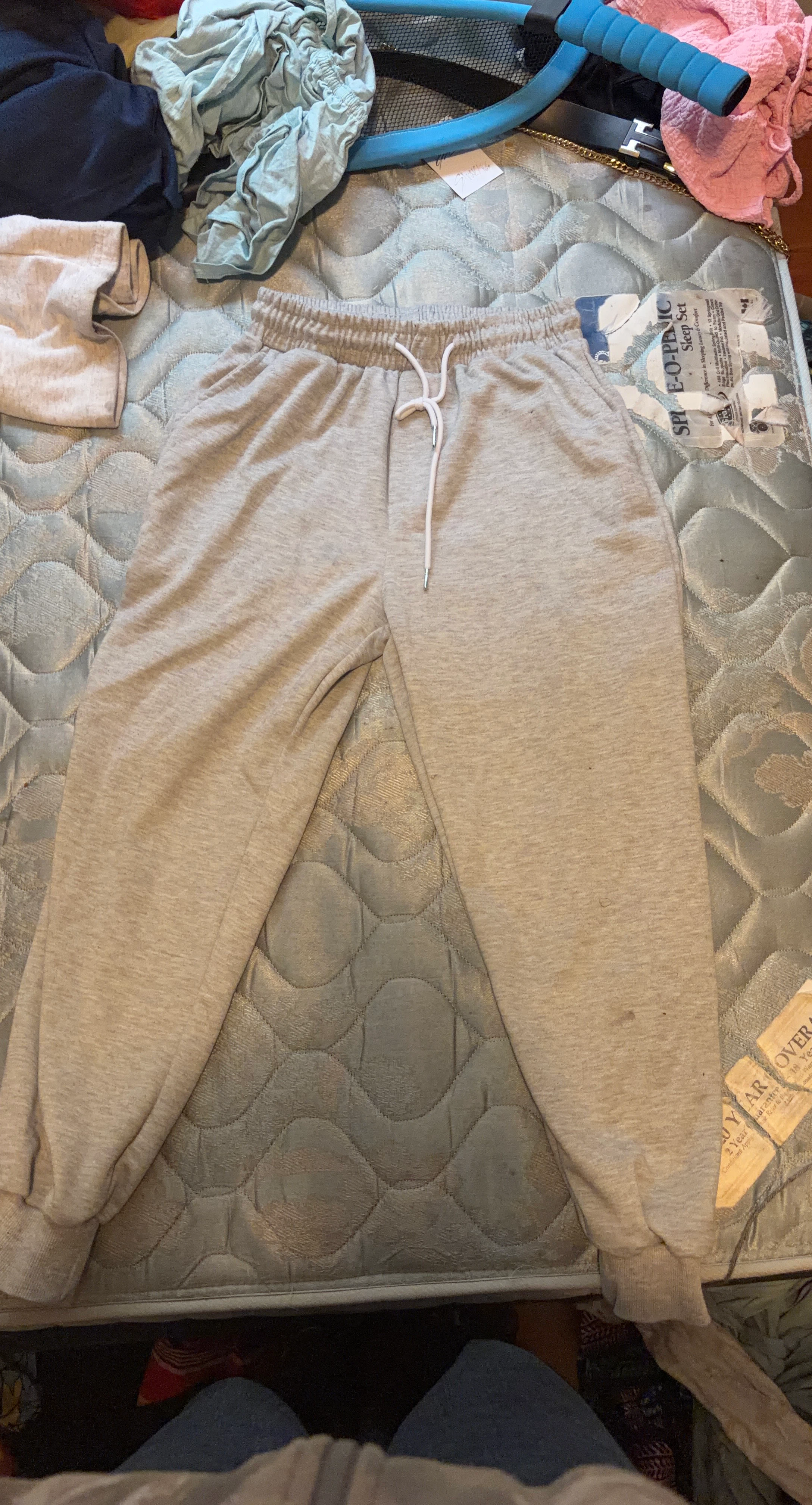 Light Grey Jogger Sweatpants