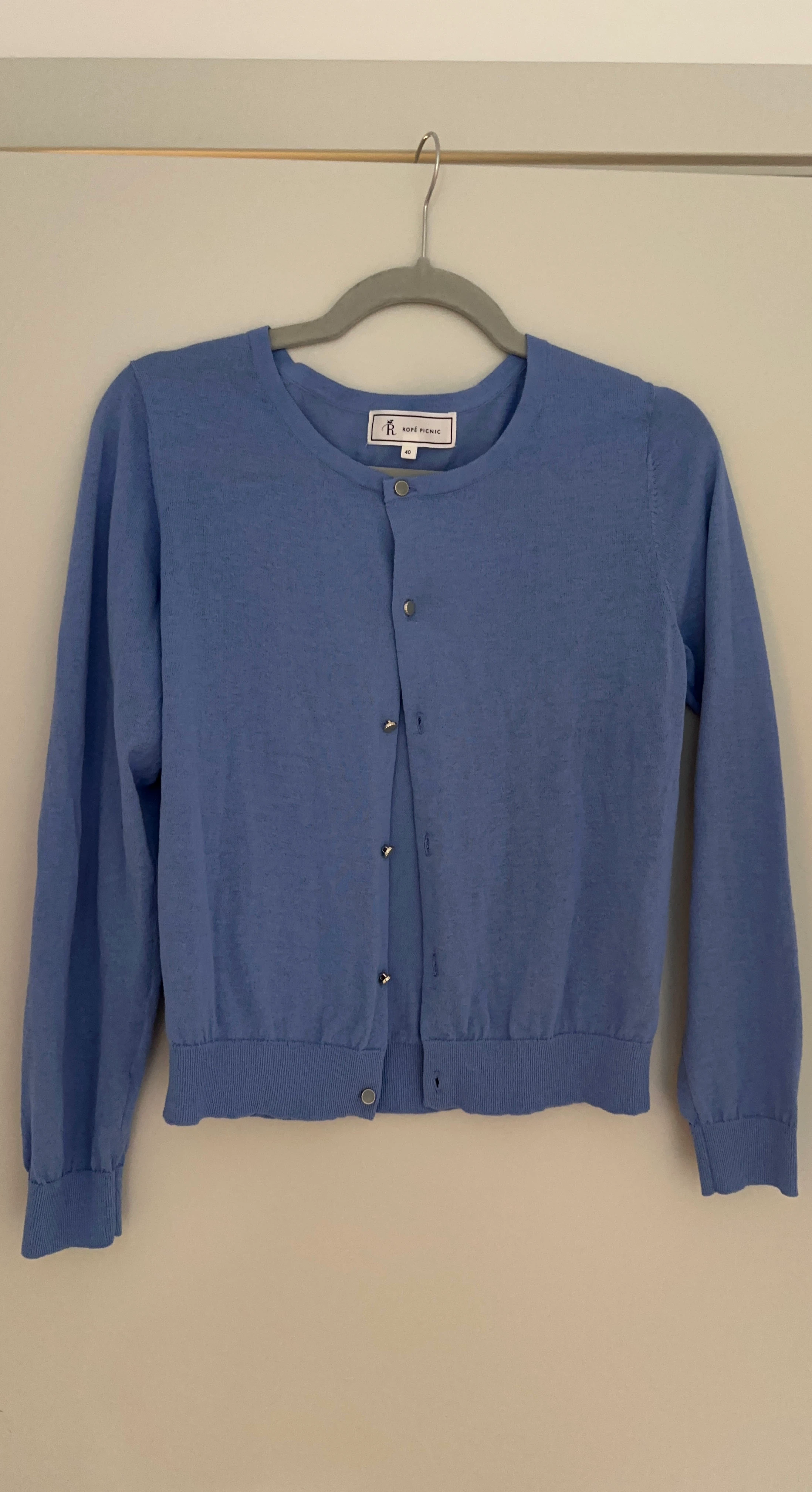Japanese brand Cardigan Size sharp Blue - photo 2