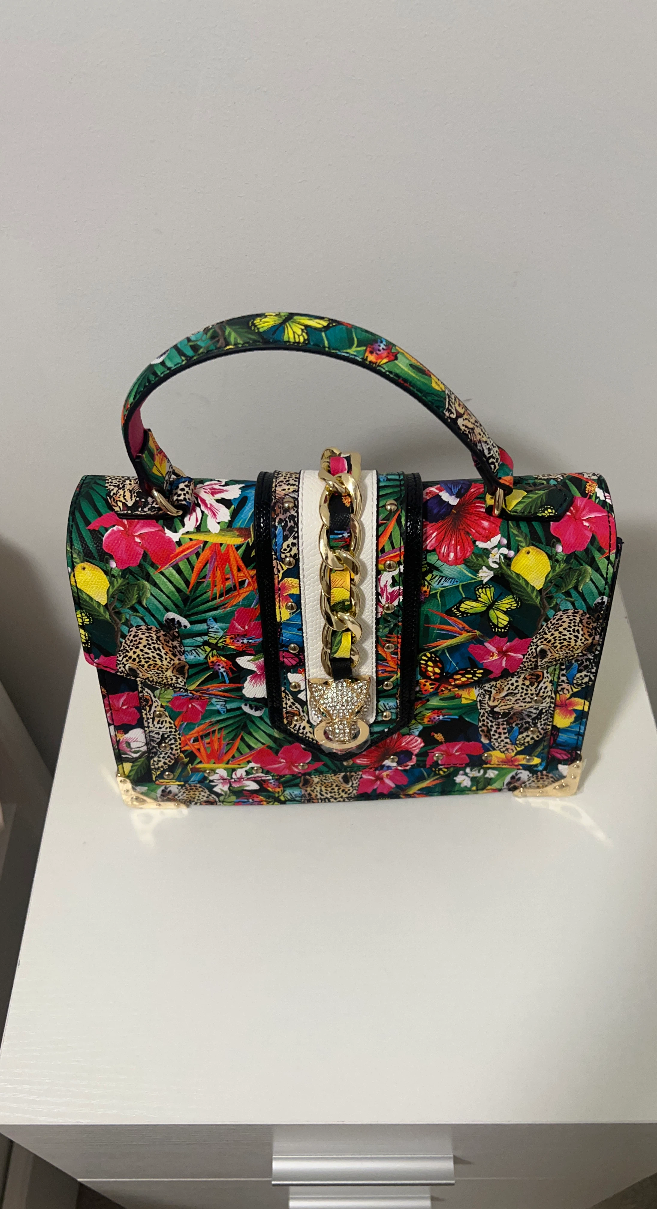 Women's Tropical Print Handbag