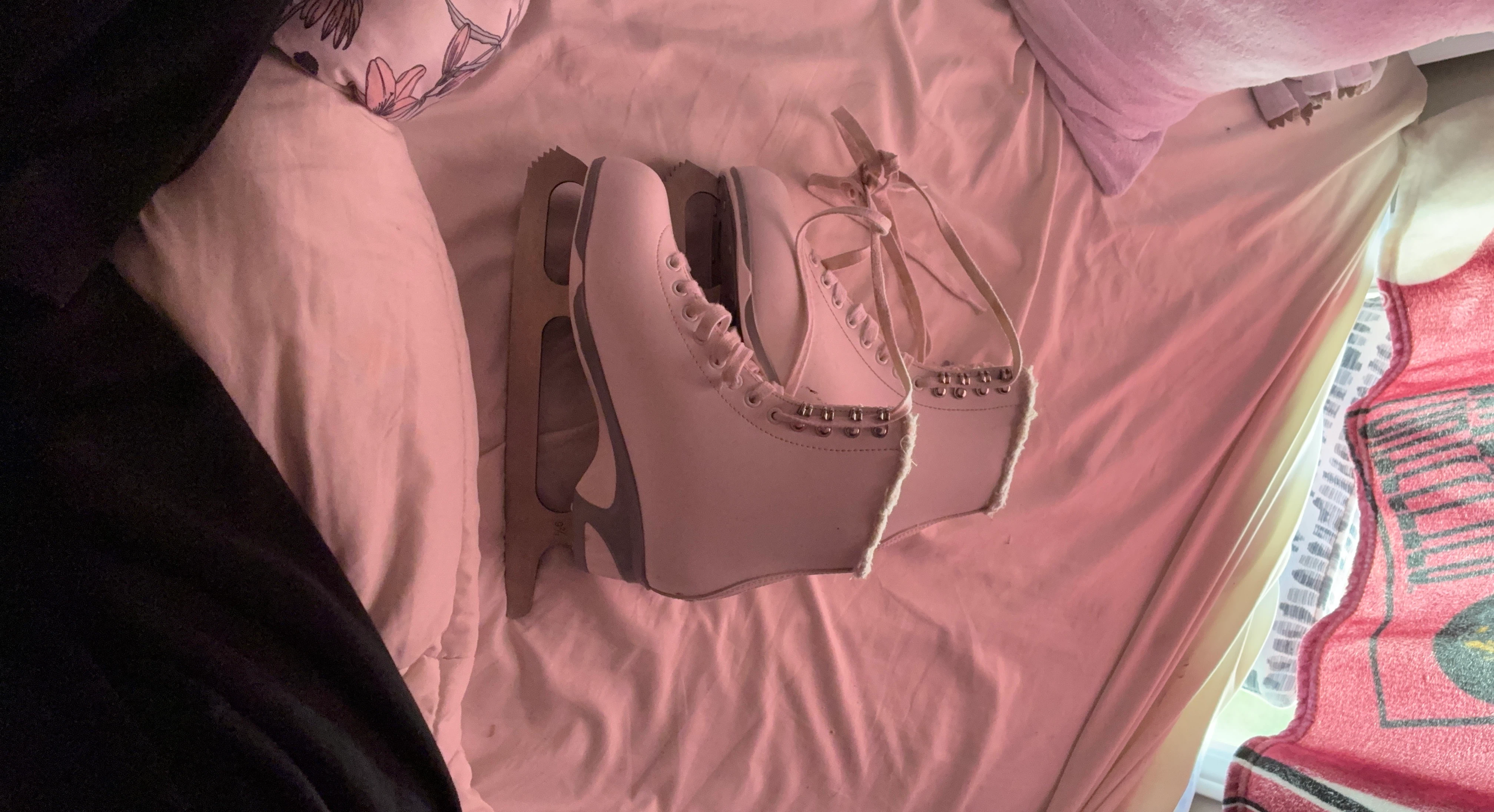 White Figure Ice Skates