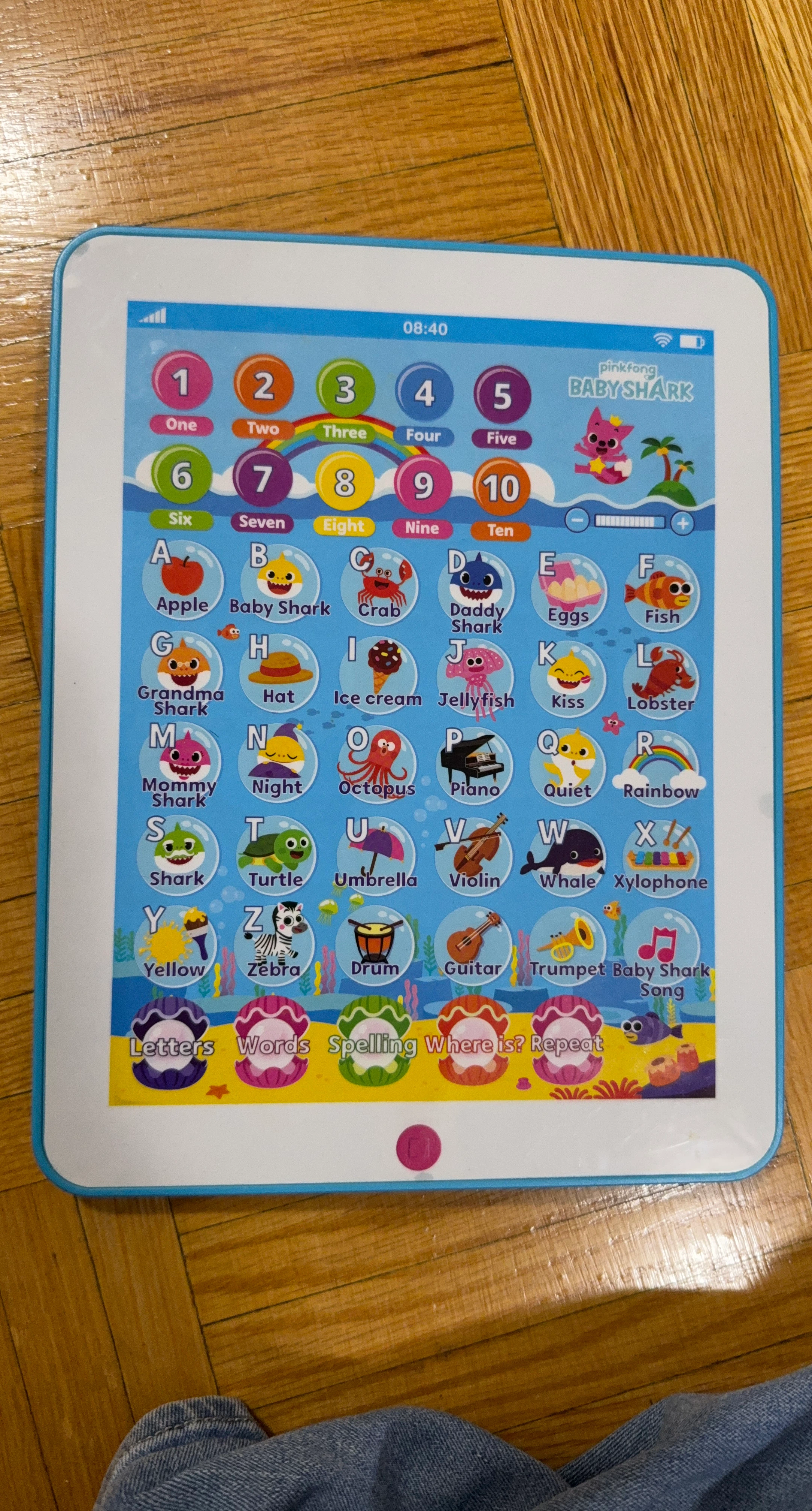 Pinkfong Baby Shark Learning Tablet Toy