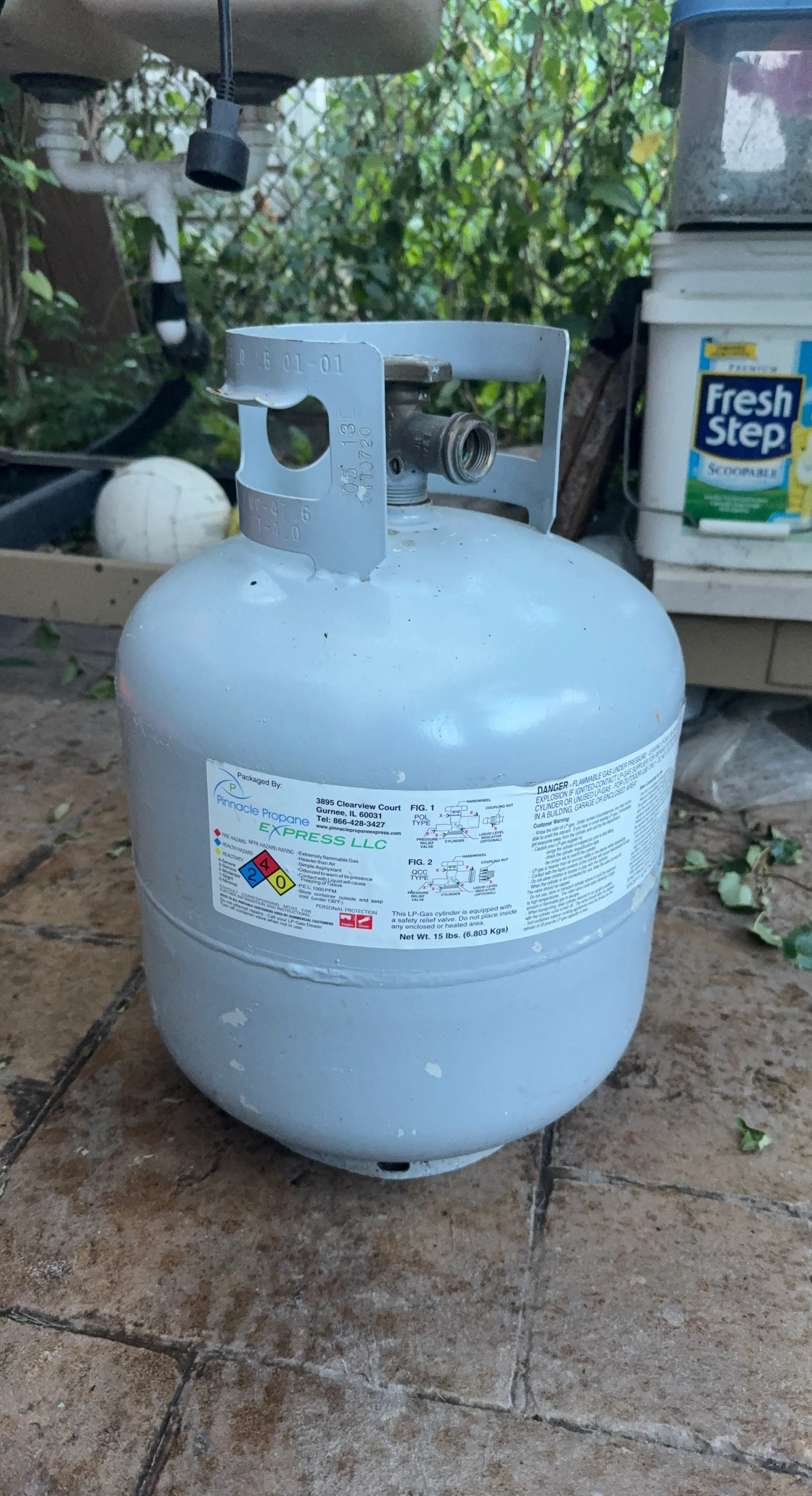 Pinnacle Propane Express LLC 15 lbs LP Gas Cylinder