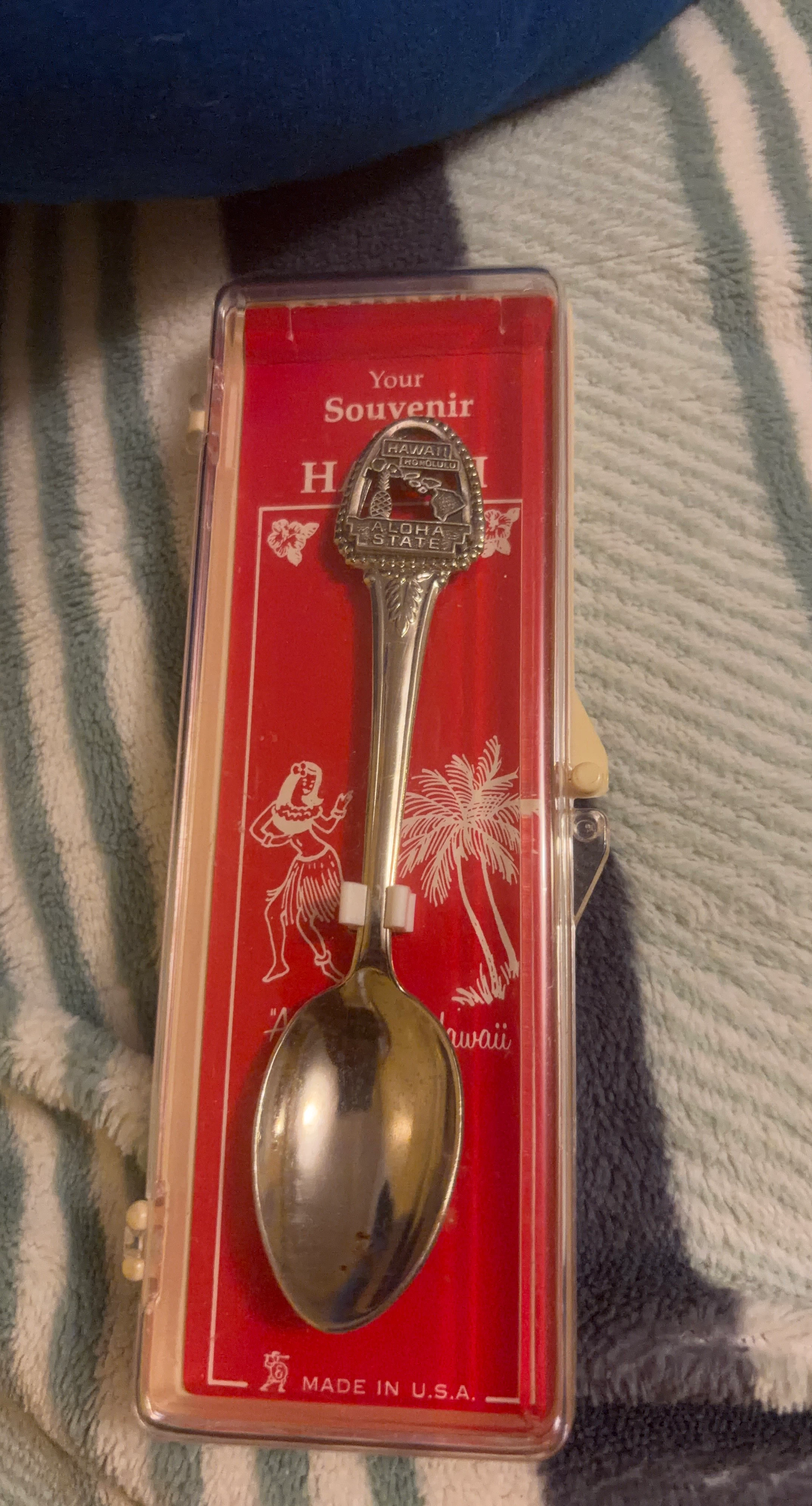 Hawaii Honolulu Aloha State Souvenir Spoon