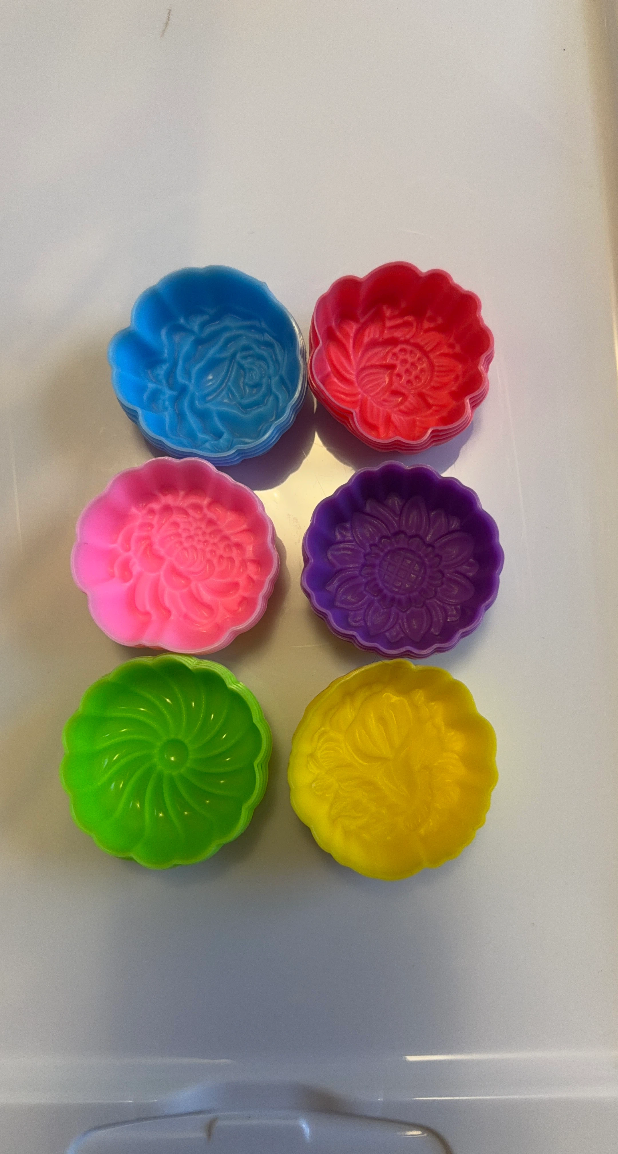 Set of 12 Flower Molds