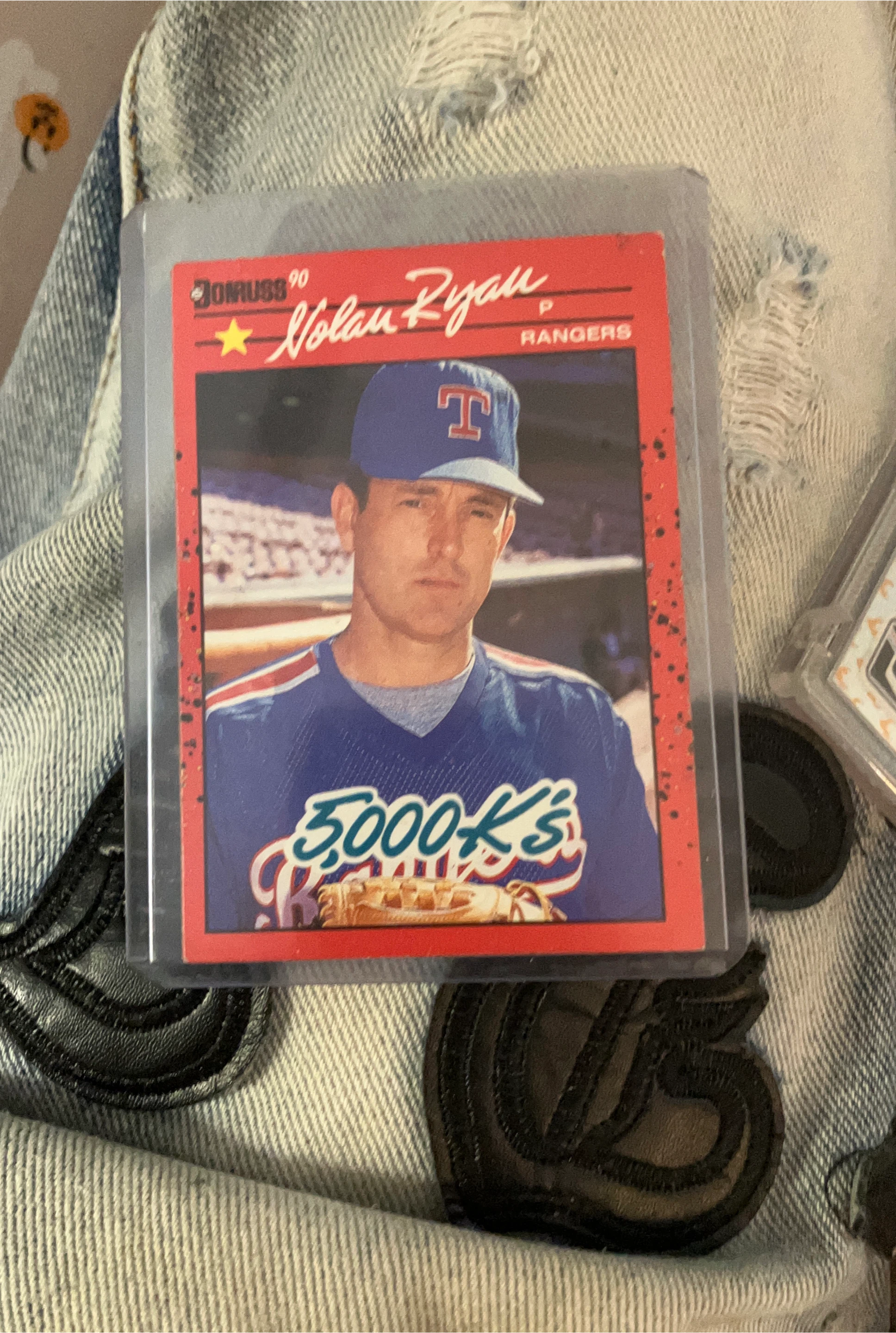 1990 Donruss Nolan Ryan 5,000 K's Baseball Card