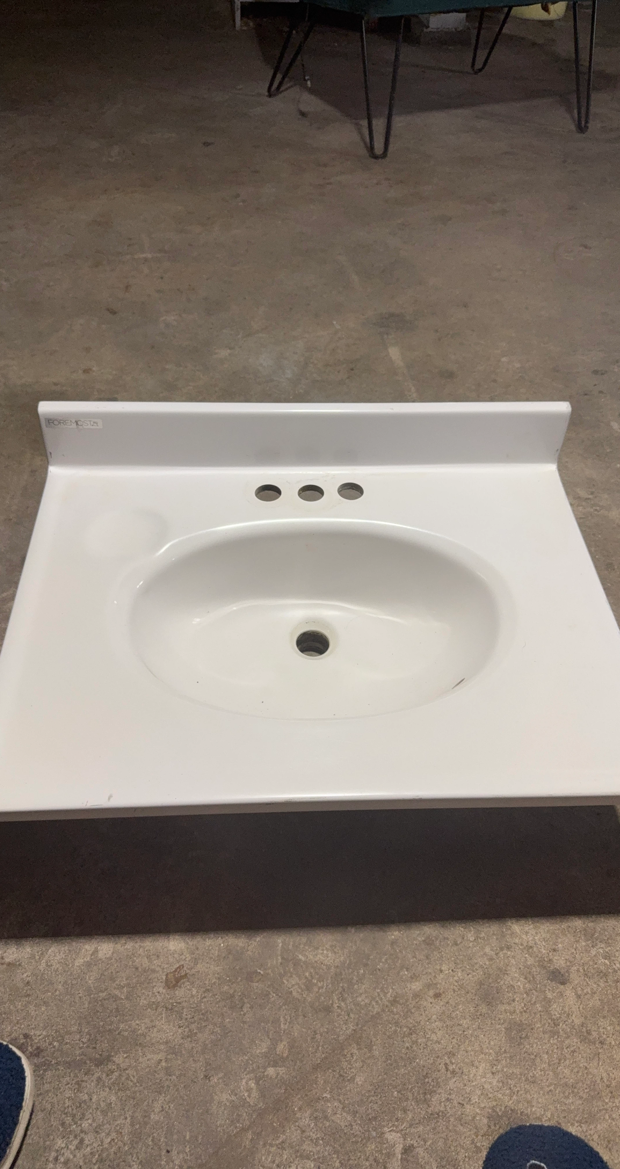 Foremost White Bathroom Sink
