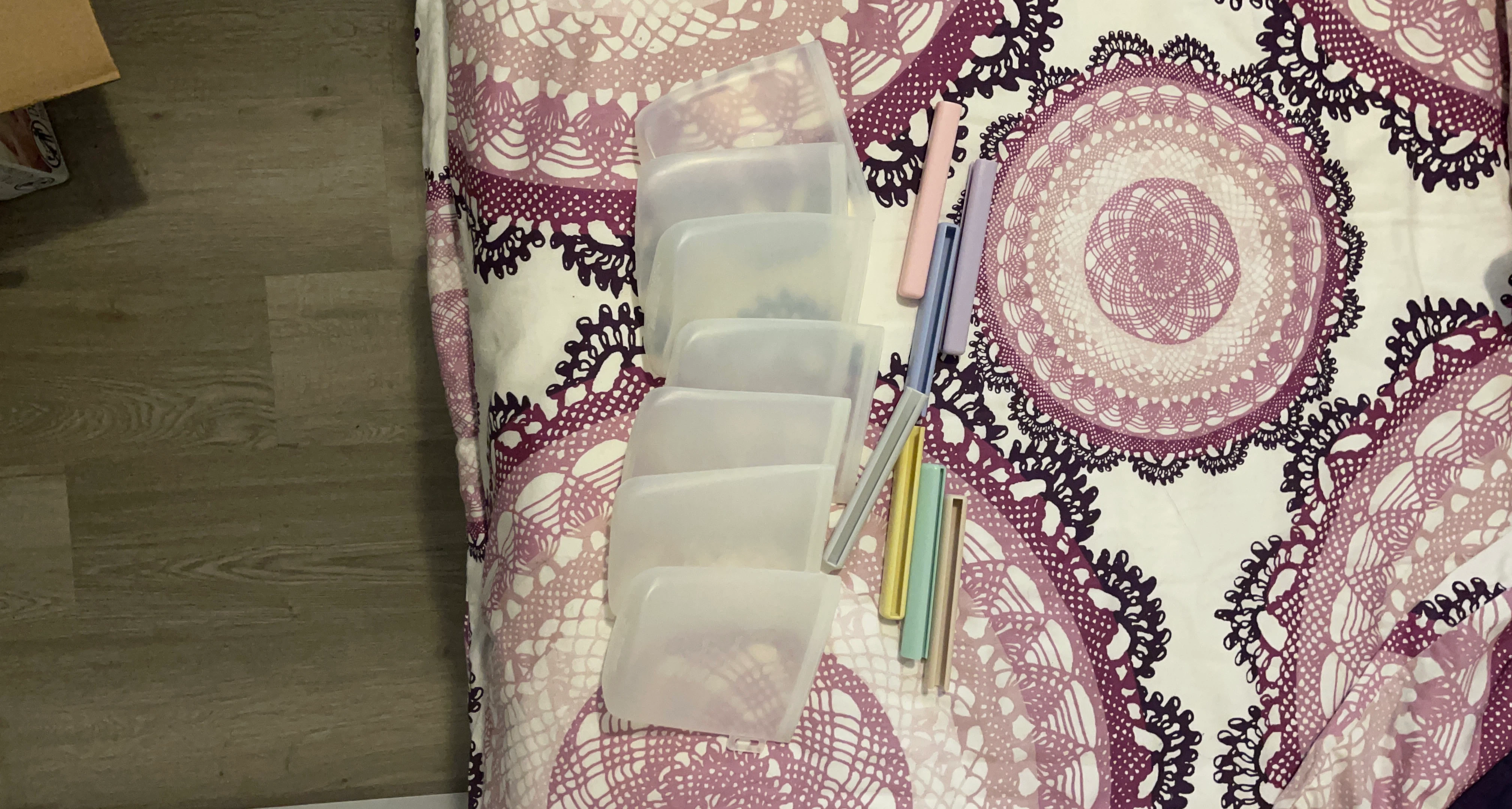 Reusable Silicone breastmilk storage Bags
