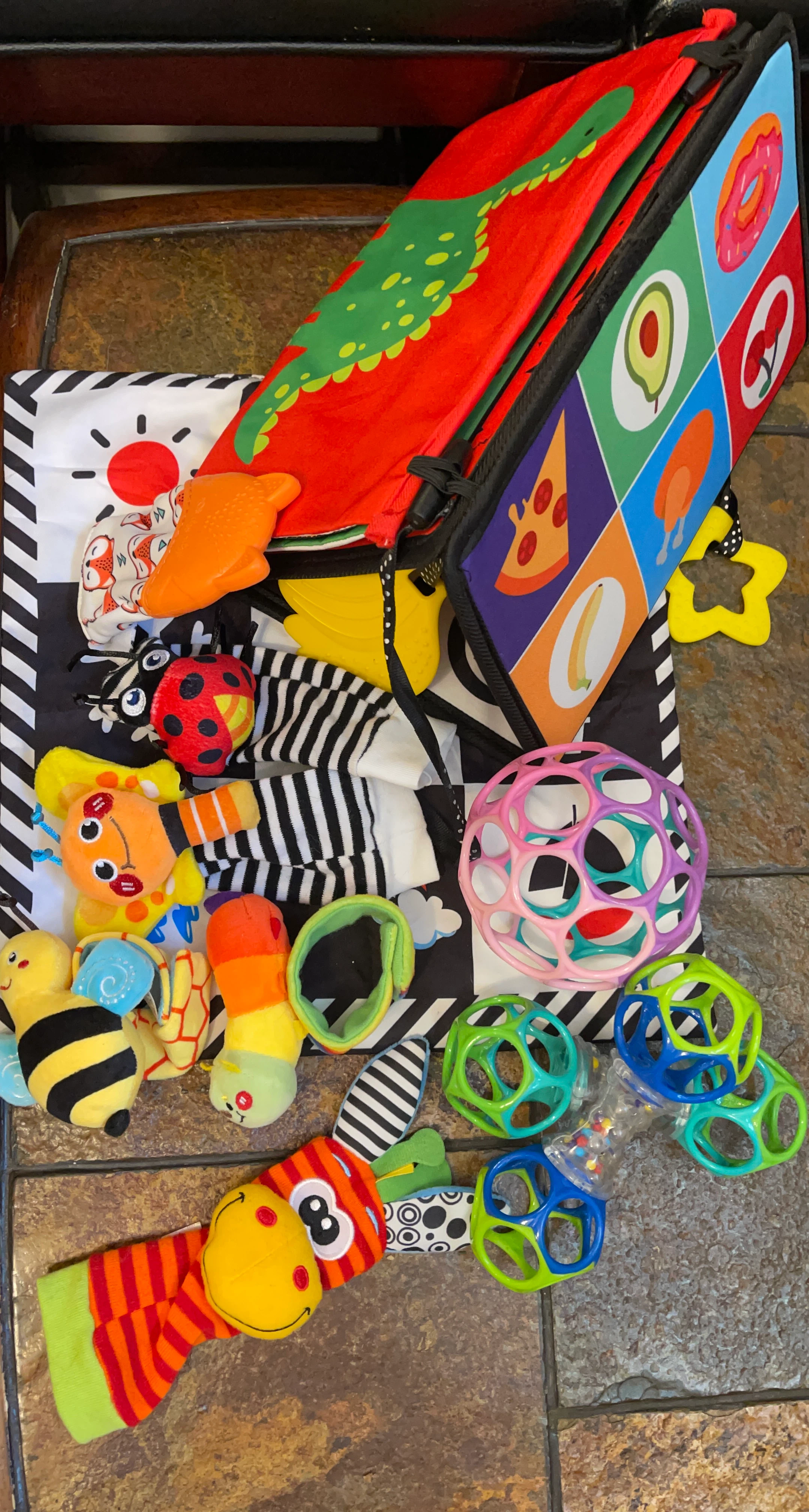 Baby Play Mat with Assorted Developmental Toys