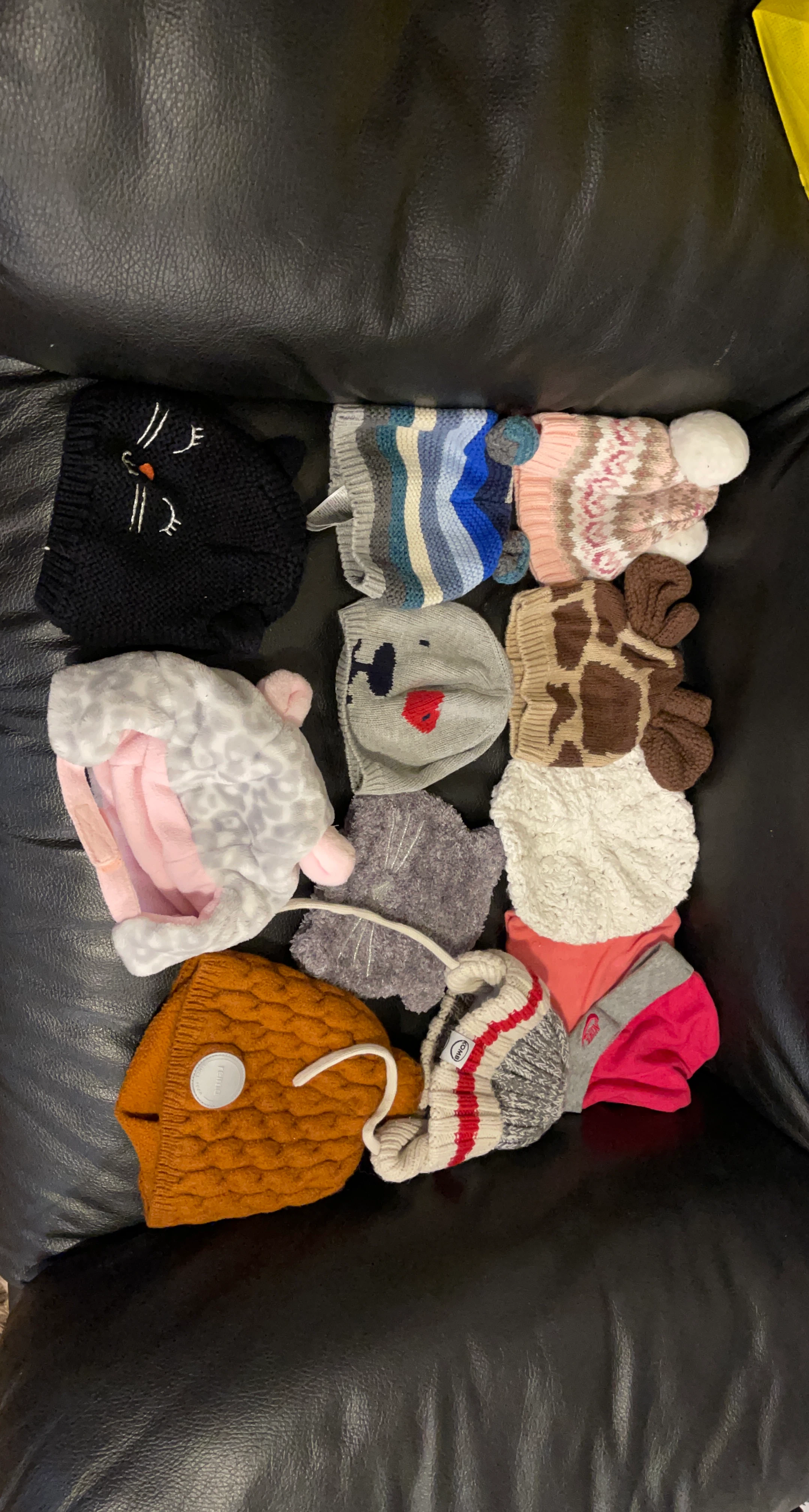 Bundle of 9 Kids' Winter Hats
