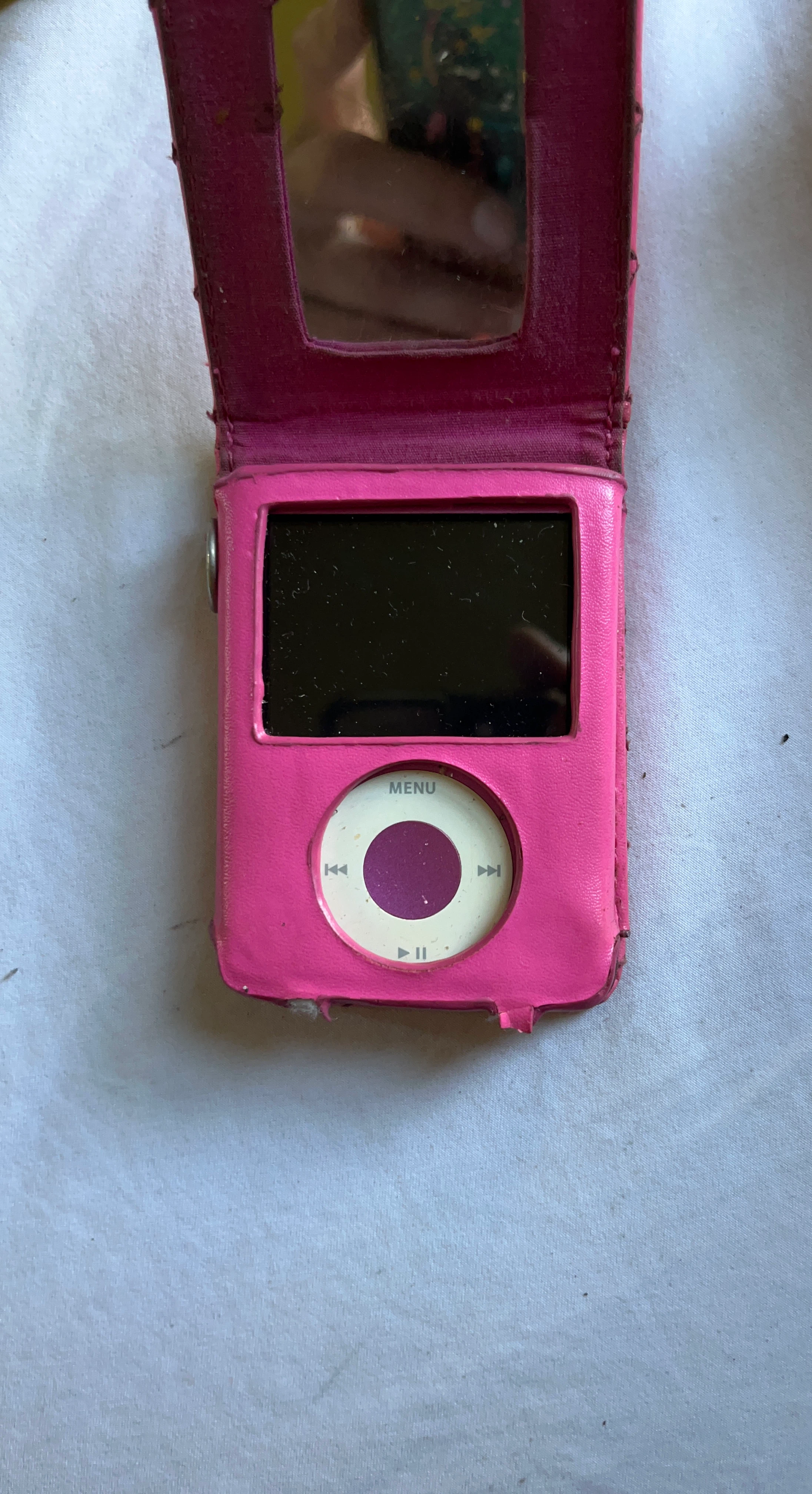 Pink iPod Nano with Mirror Case