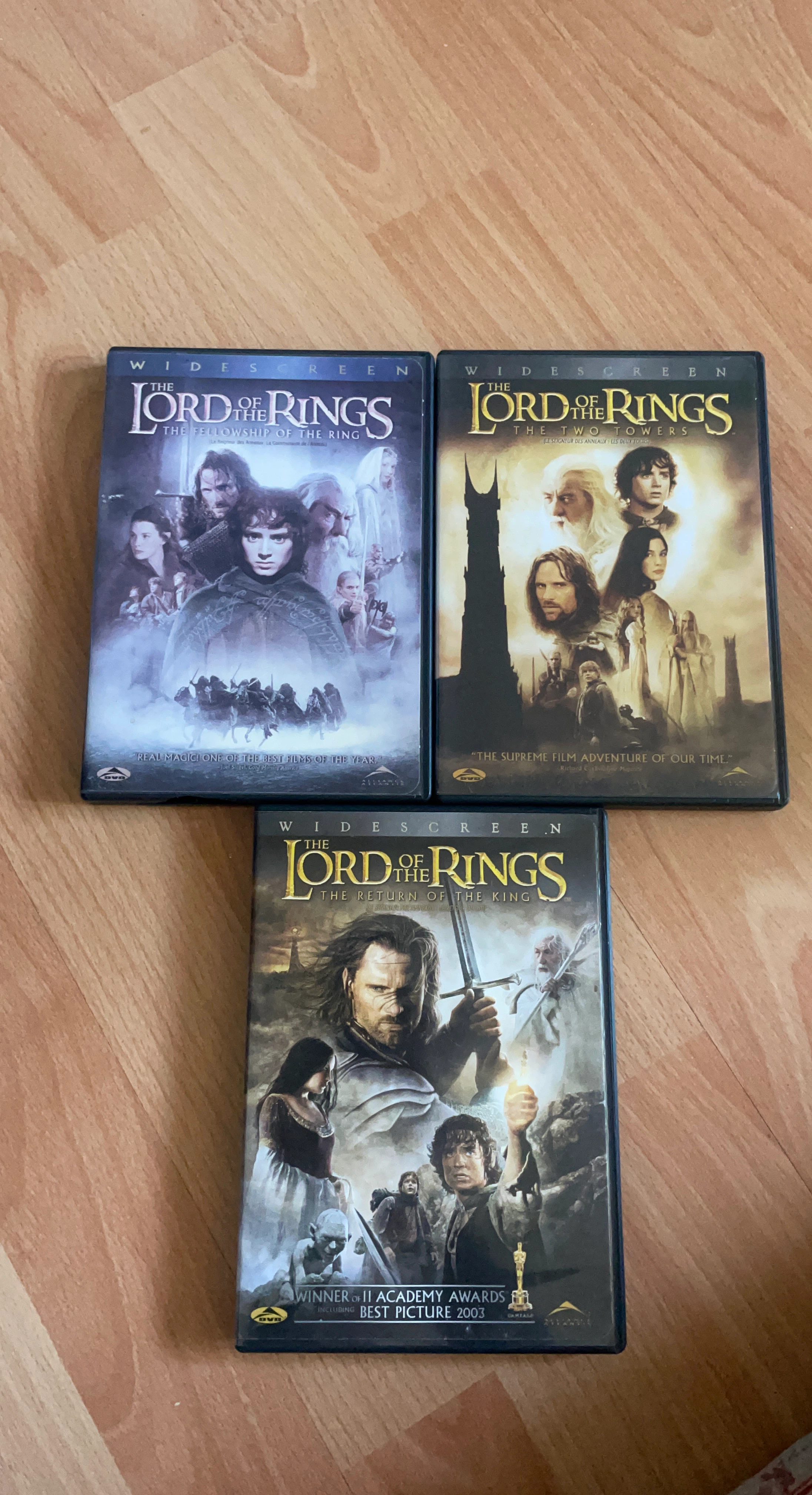 The Lord of the Rings DVD Trilogy