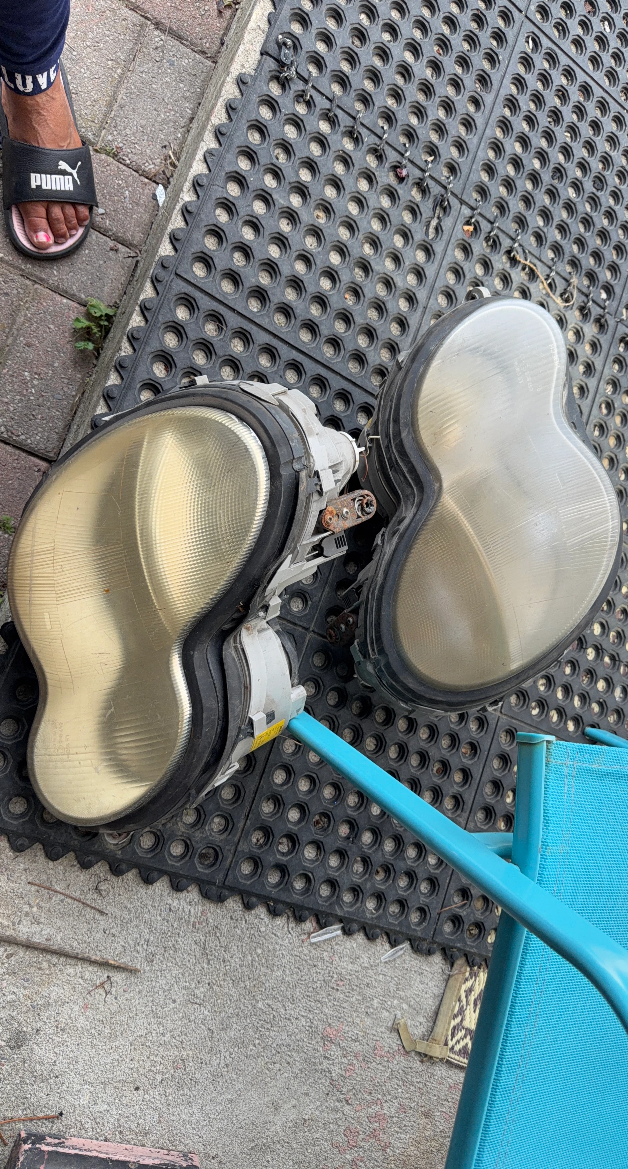 Pair of Car Headlights