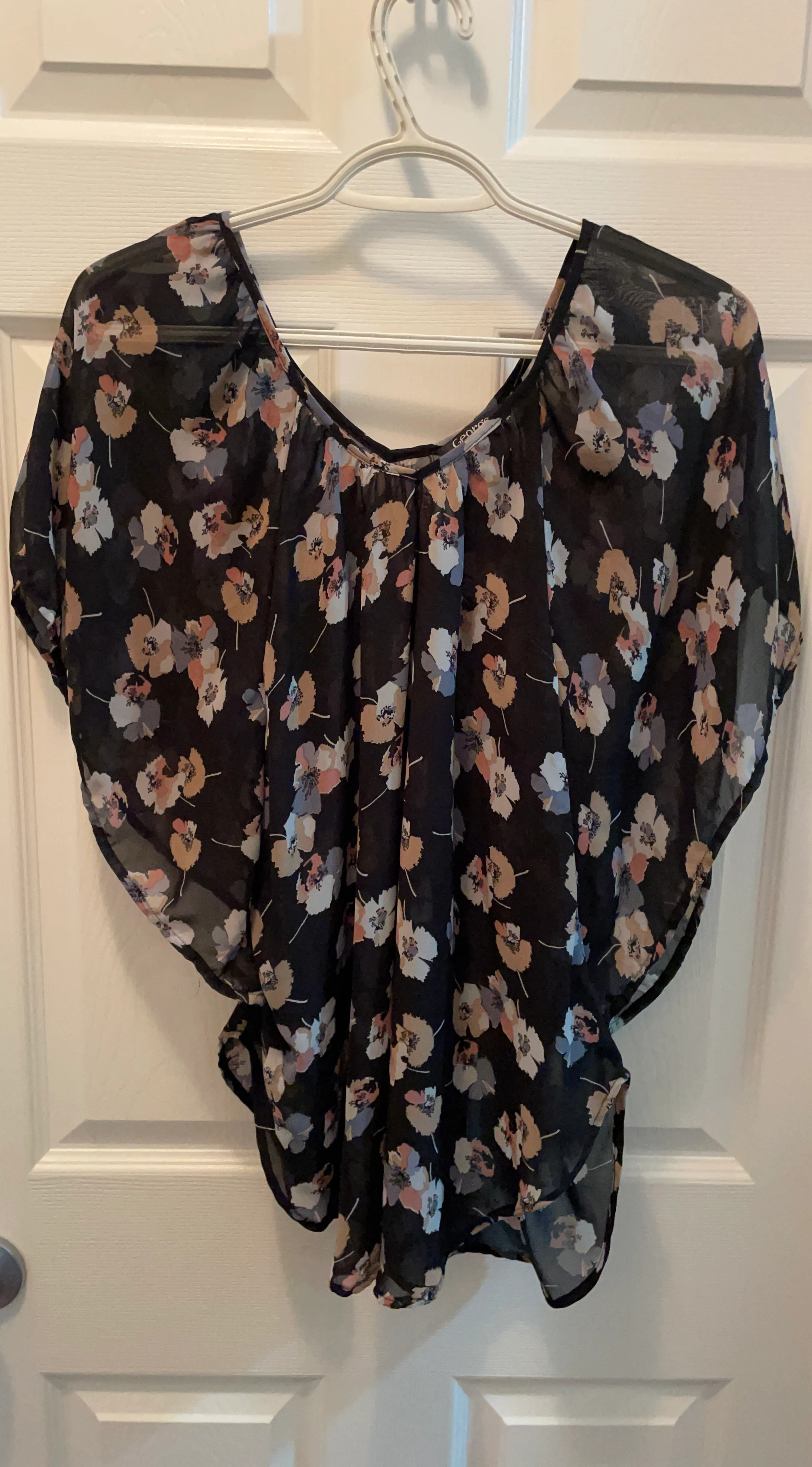 George Floral Sheer Blouse