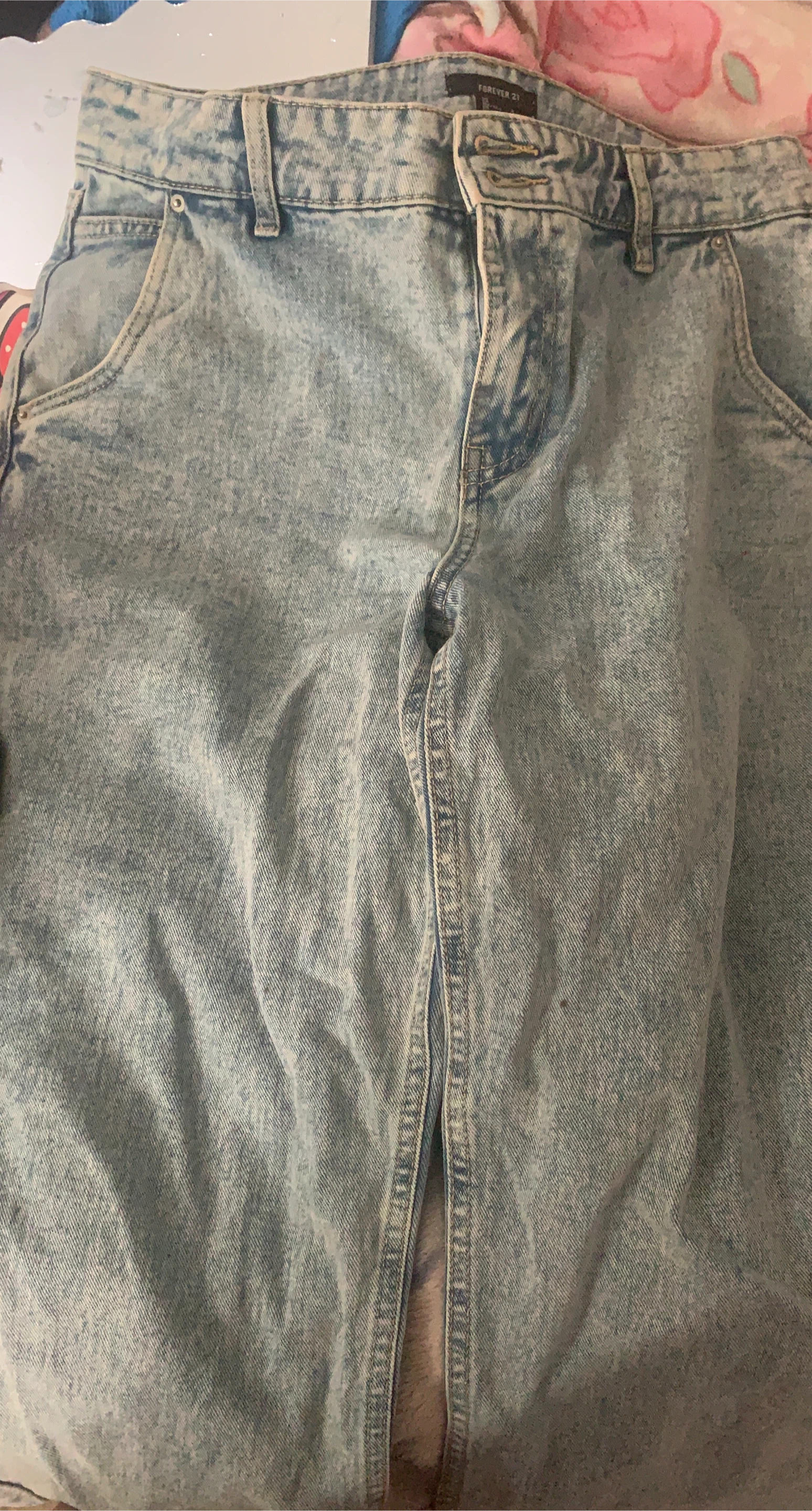 Forever 21 Acid Wash Denim Jeans