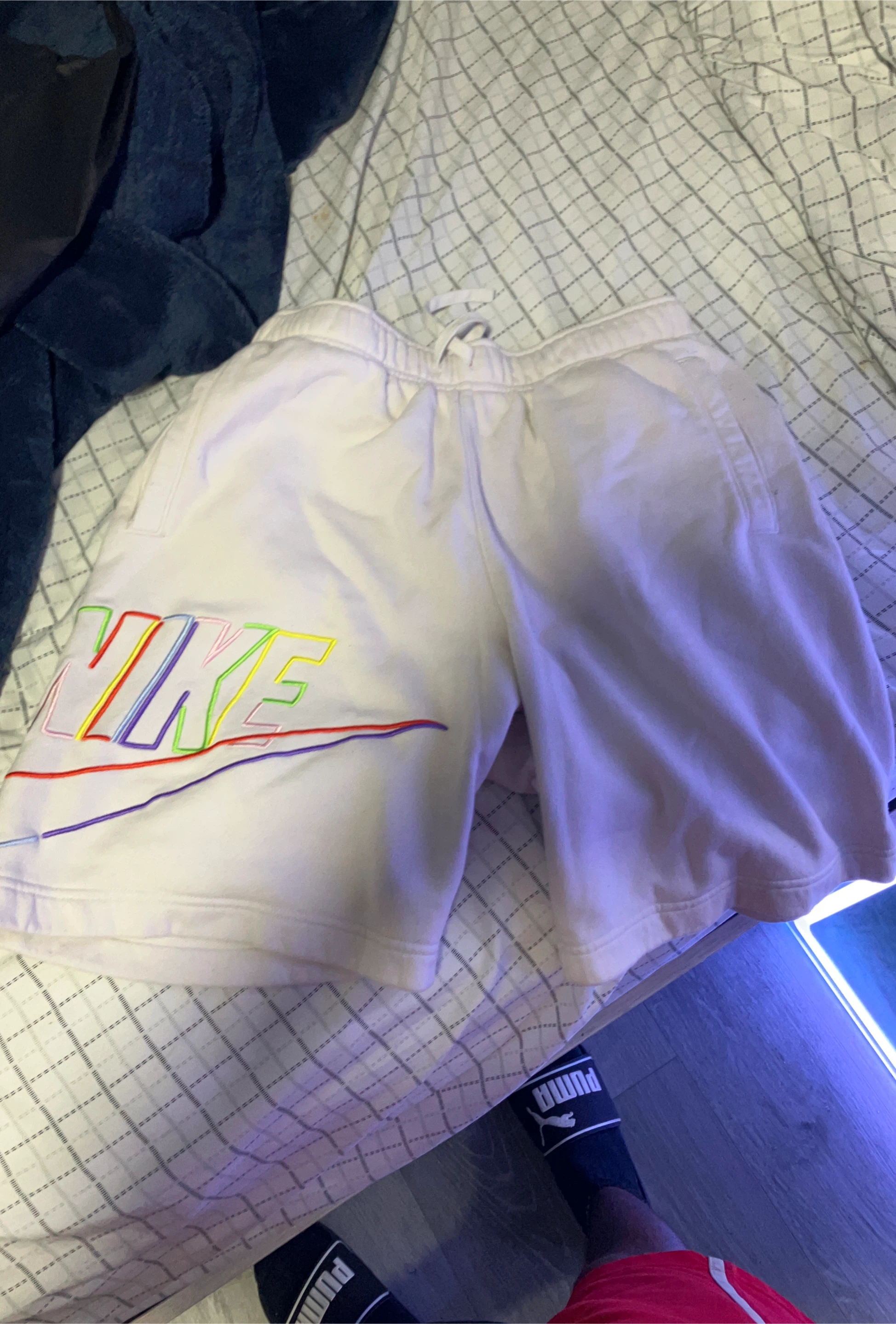 Nike Rainbow Logo Sweat Shorts