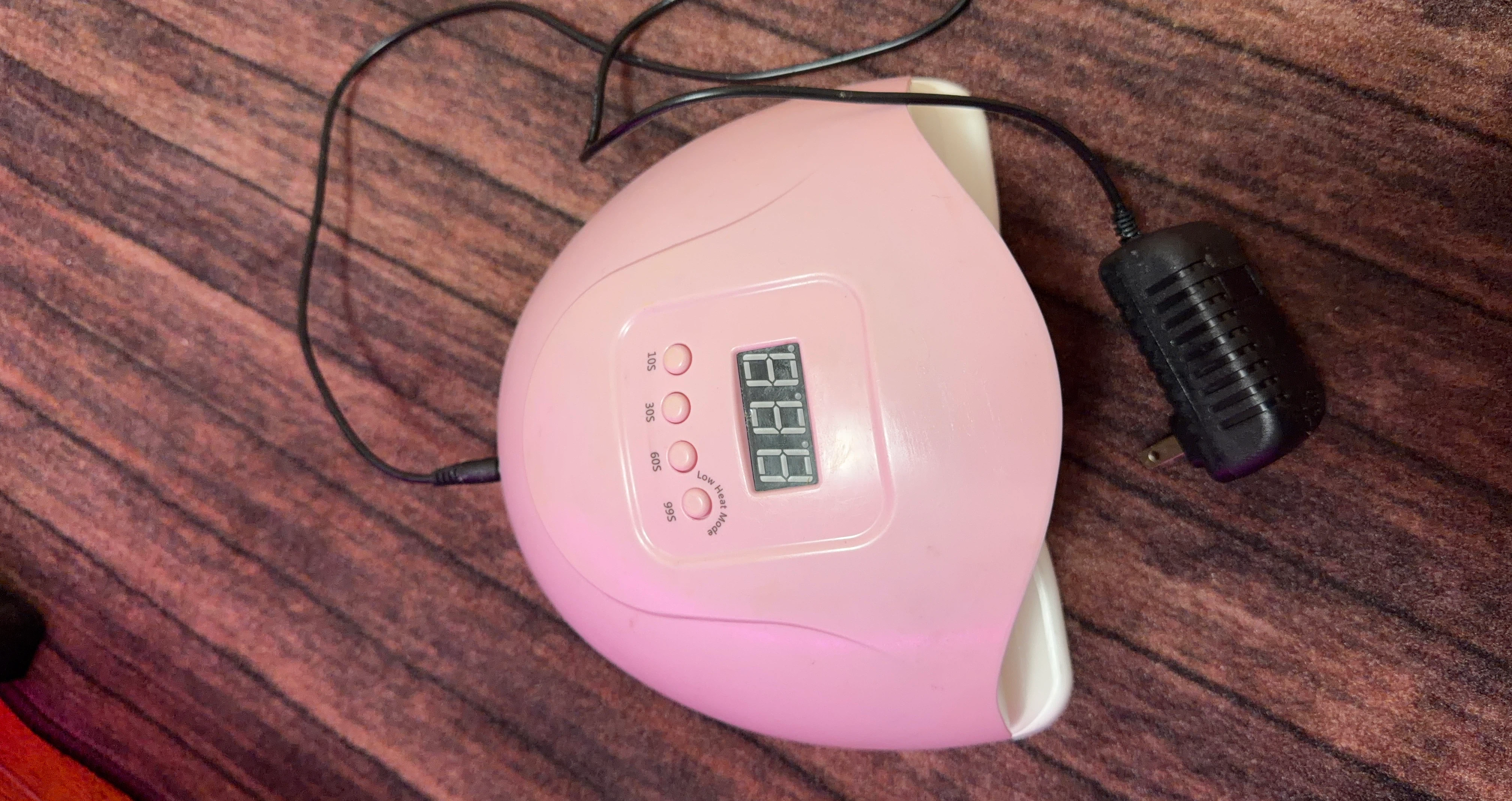 Pink UV LED Nail Lamp