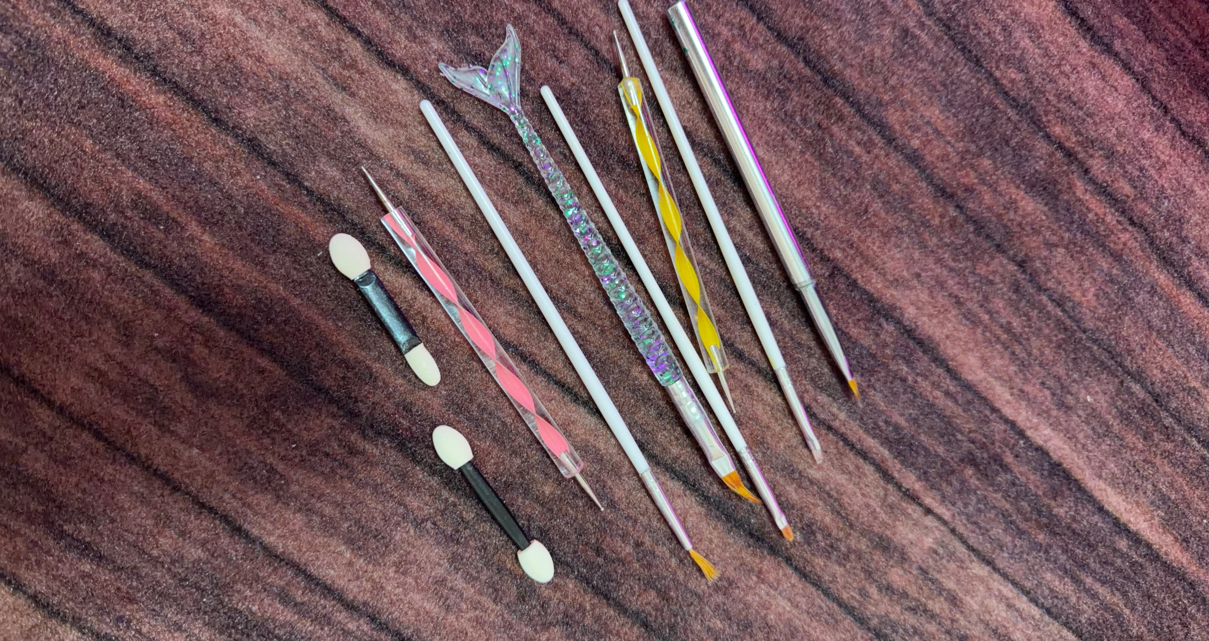 Nail Art Brushes and Tools Set