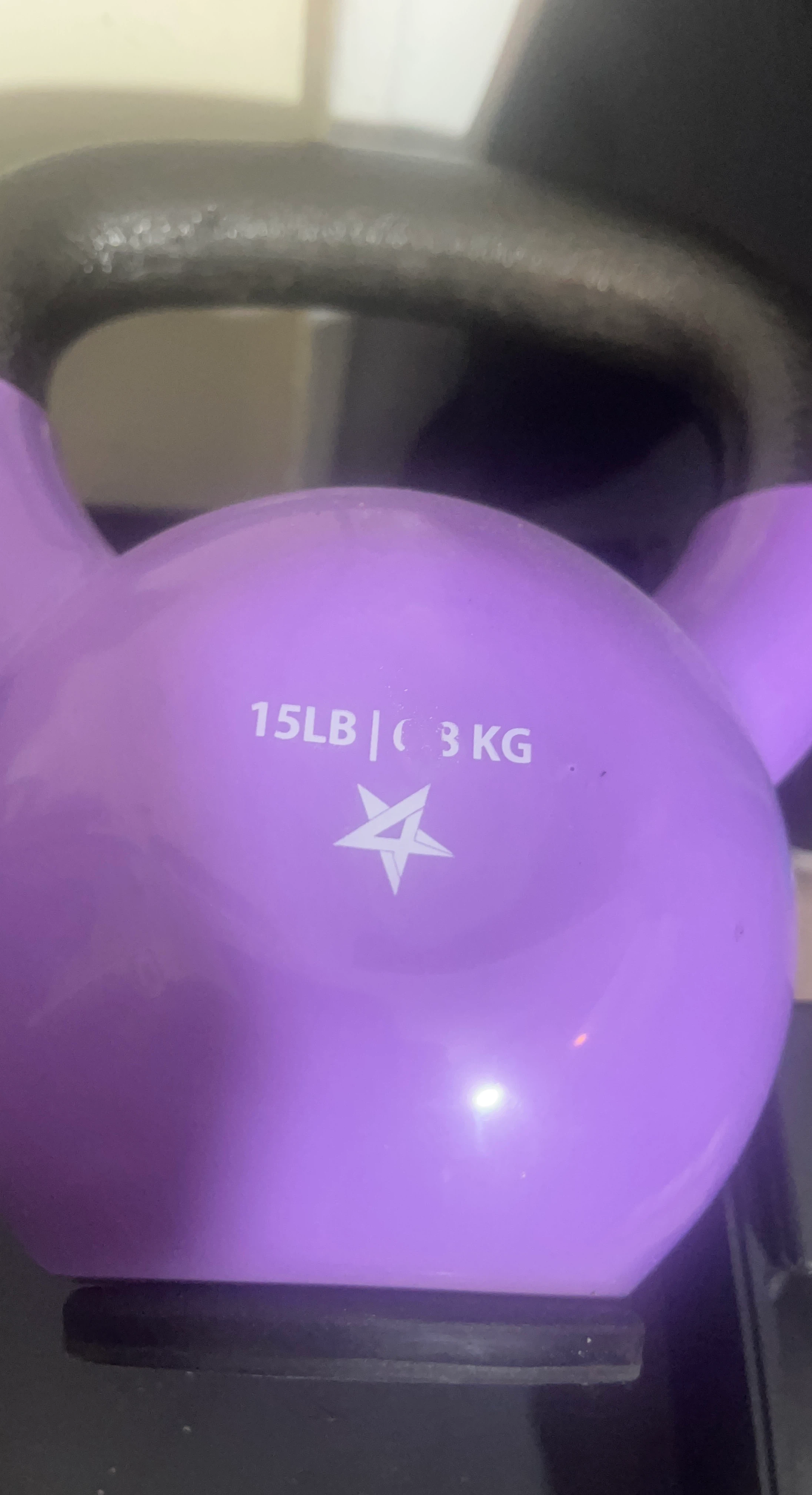 15LB / 3KG Kettlebell - Purple