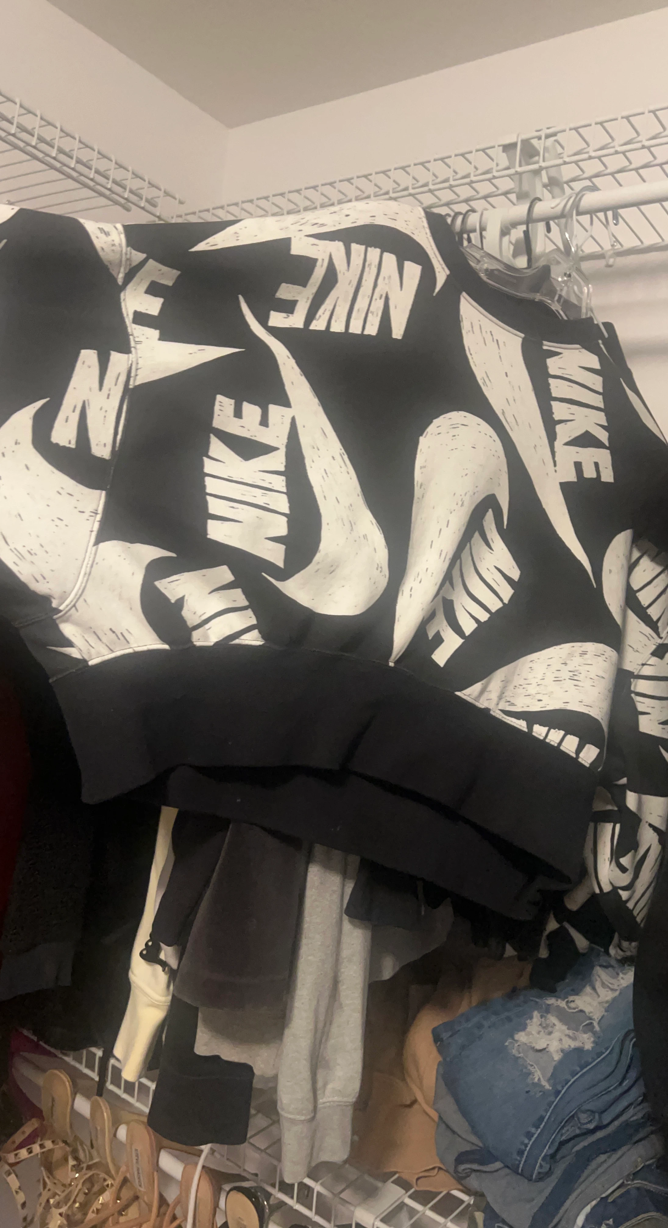 Nike All-Over Print Hoodie oversized