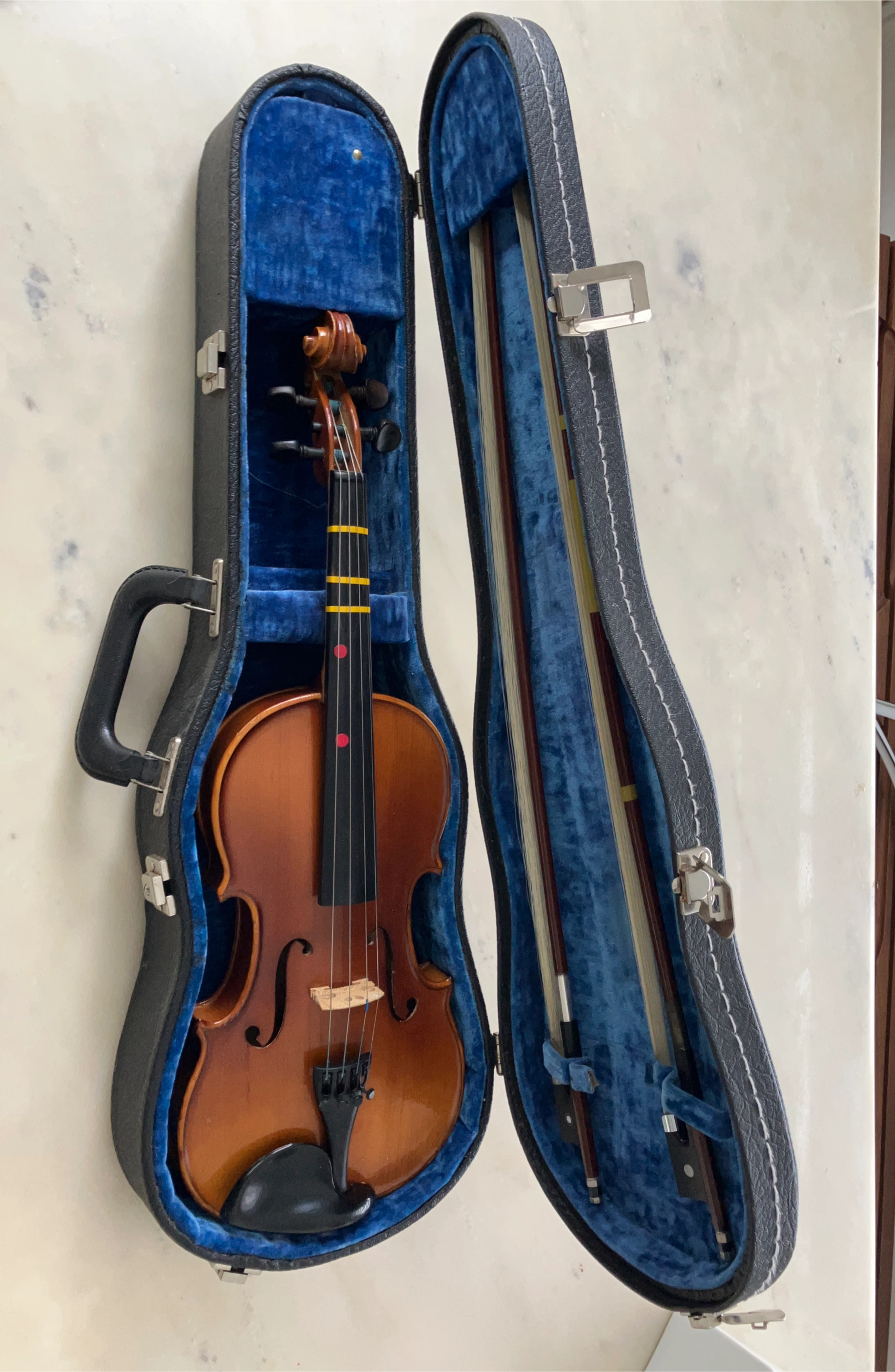 Violin with Case and Bows for exercise