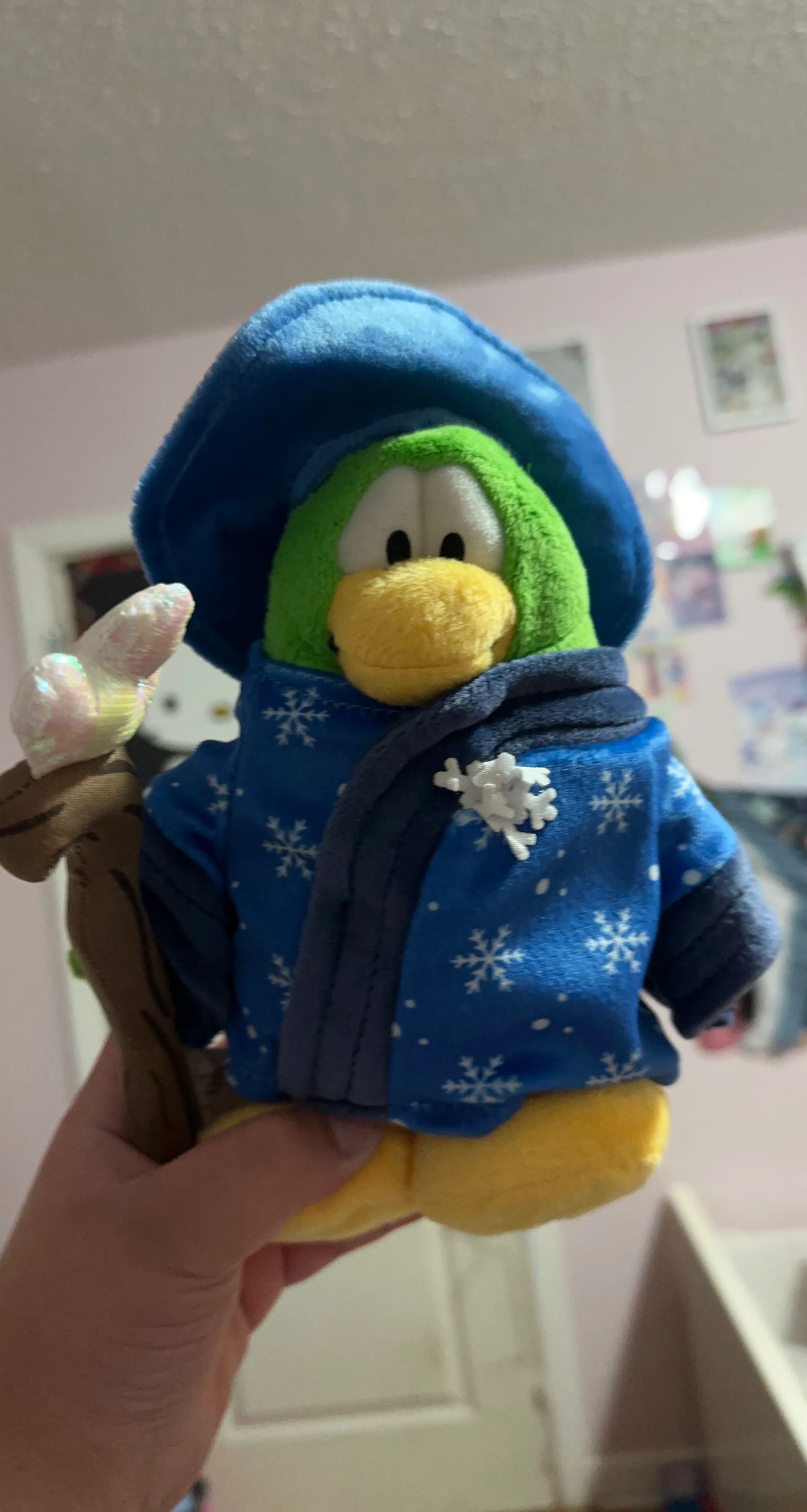 Club Penguin Green Plush Toy
