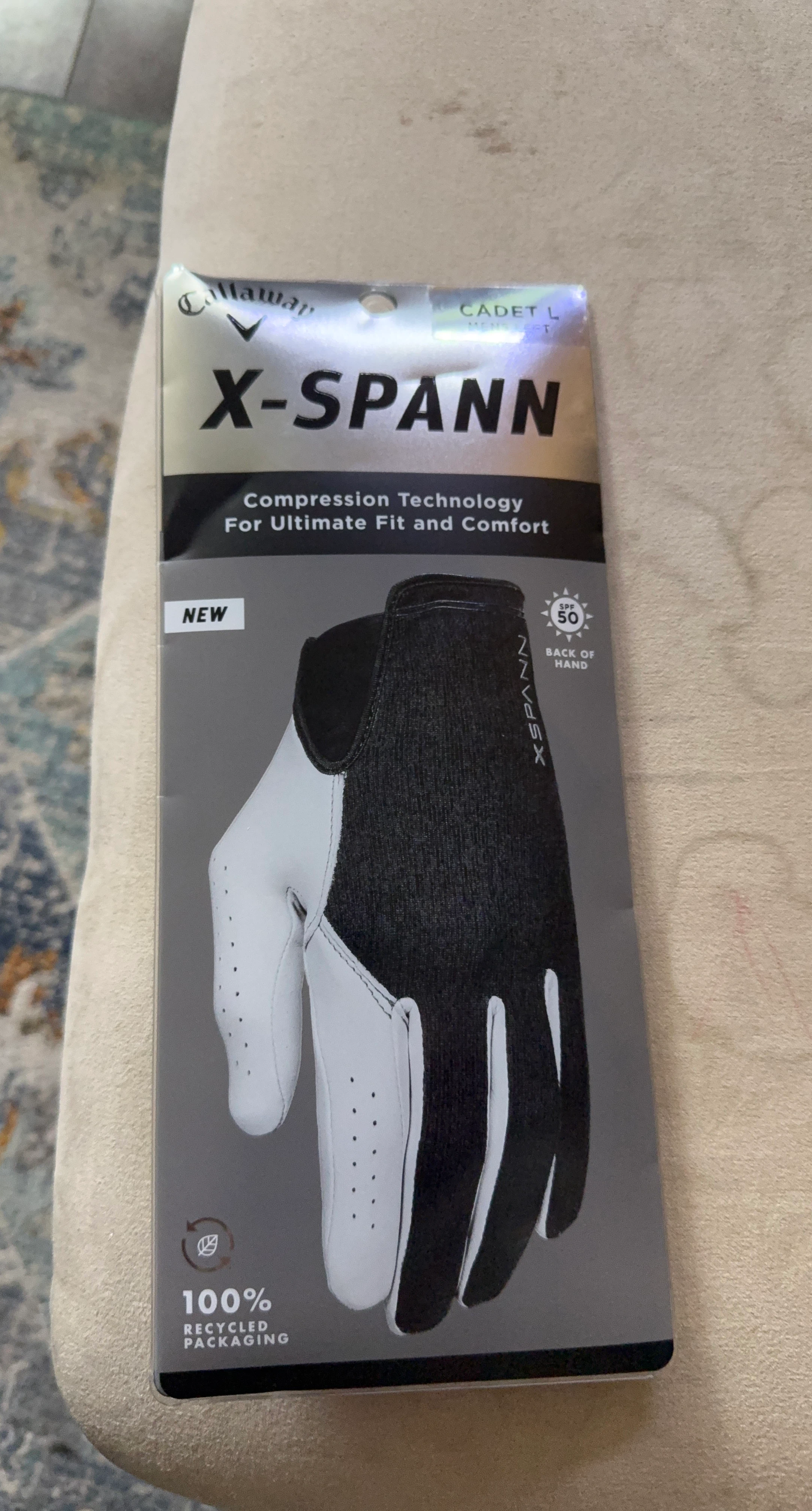 Callaway X-SPANN Cadet L Golf Glove
