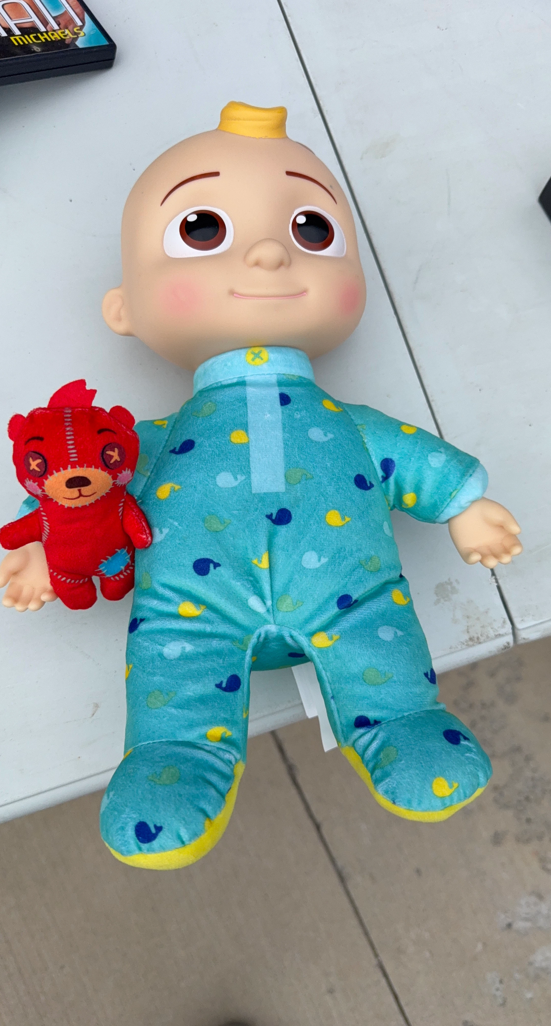 Cocomelon JJ Doll with Teddy Bear