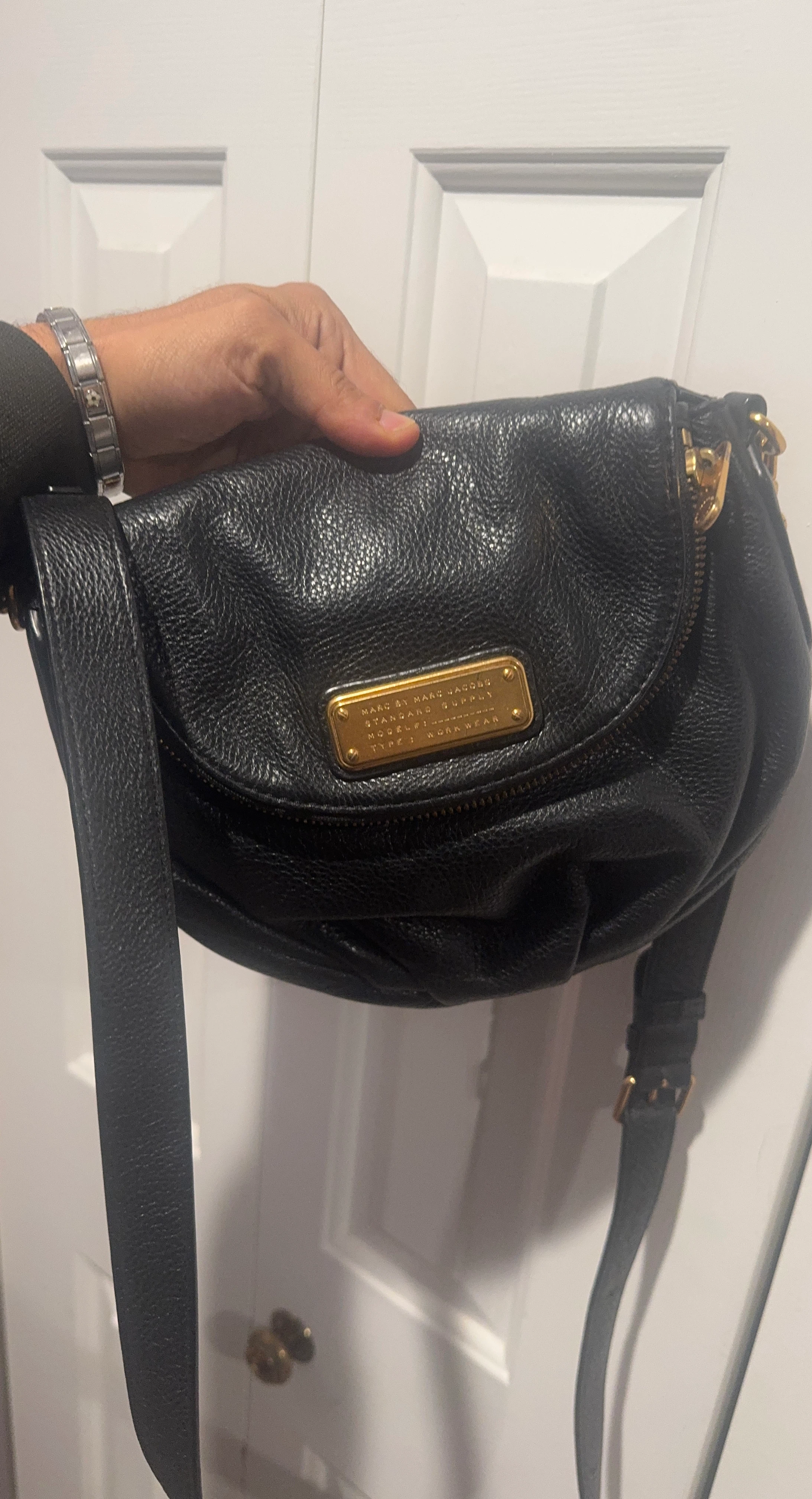 Marc by Marc Jacobs Black Leather Shoulder Bag