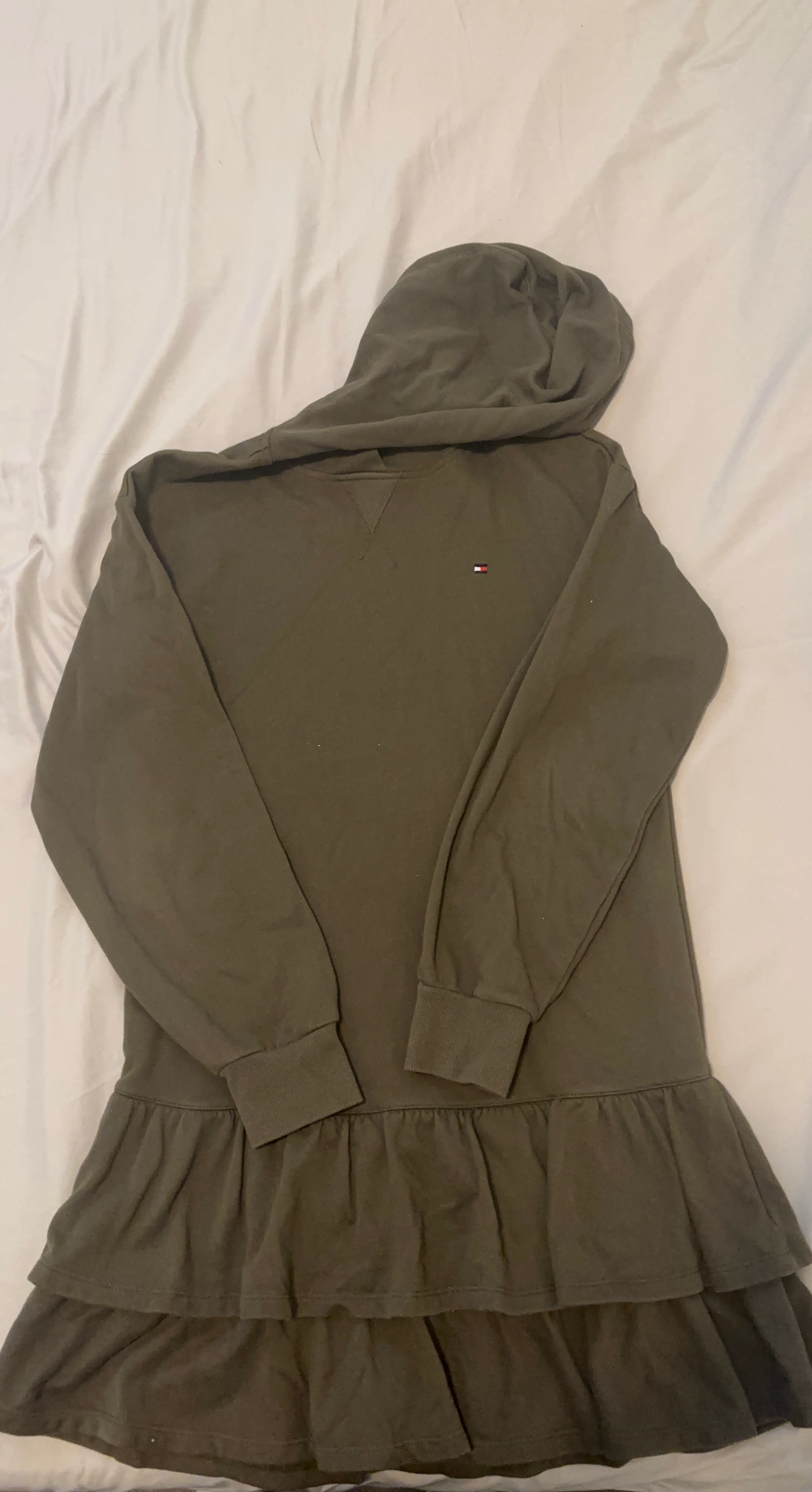 Tommy Hilfiger Hoodie Dress - Olive Green