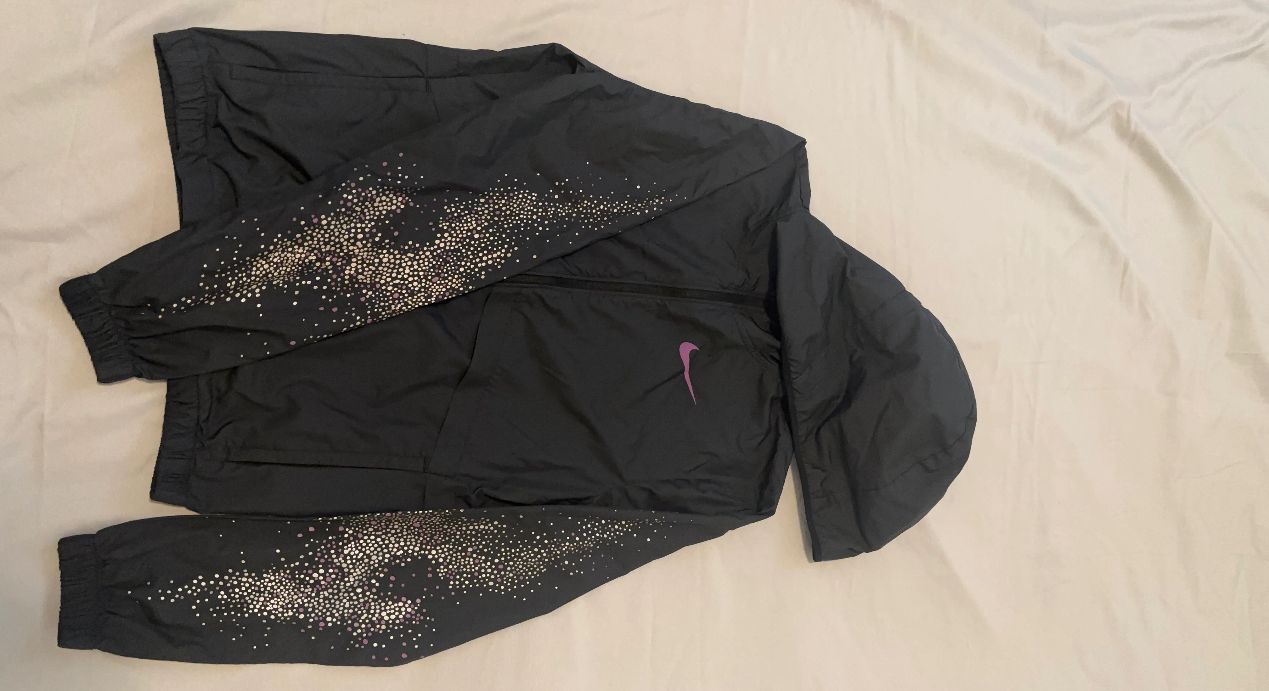 Nike Black Jacket with Sparkle Detail