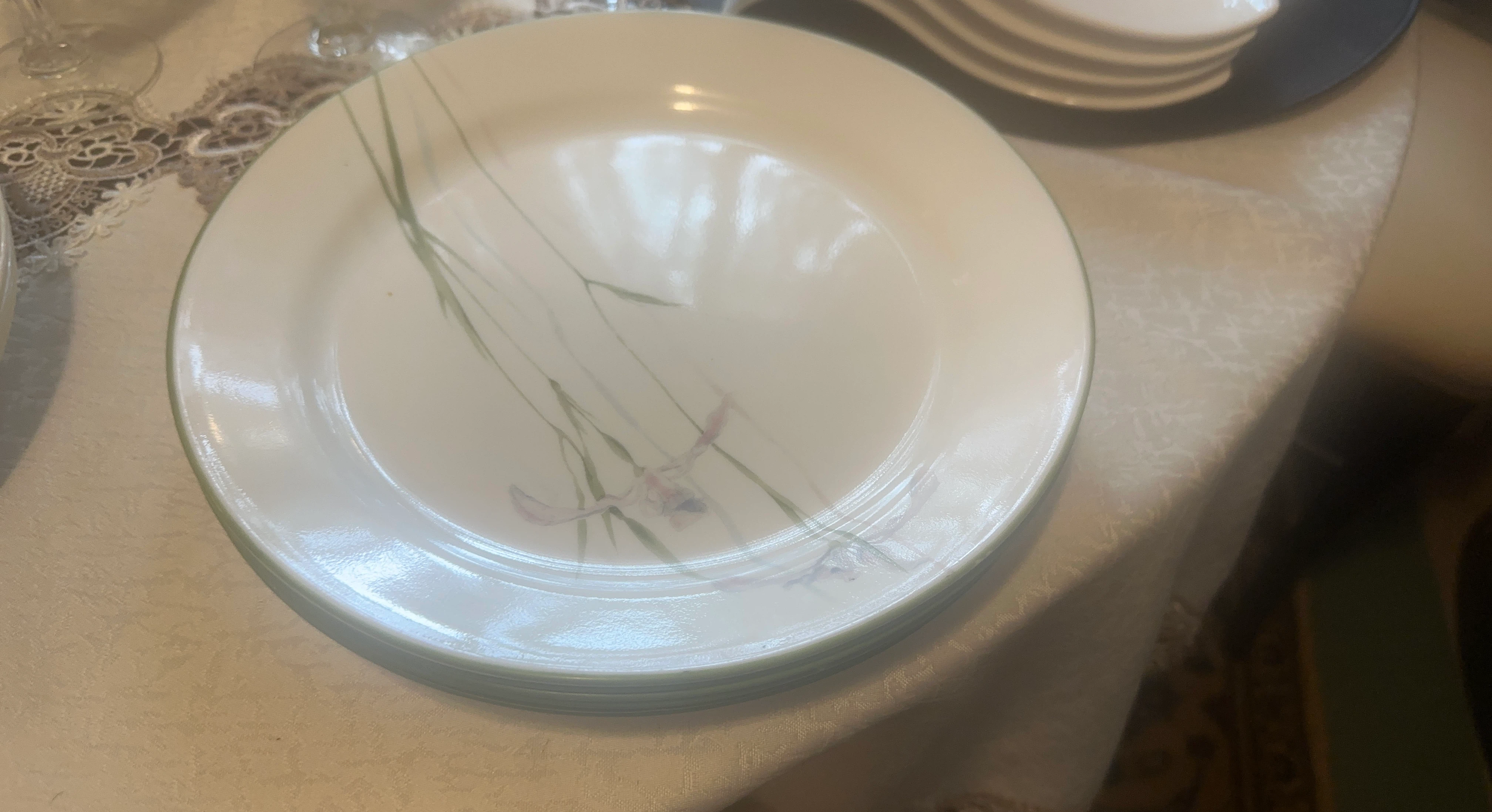 Set of 6 Floral Dinner Plates