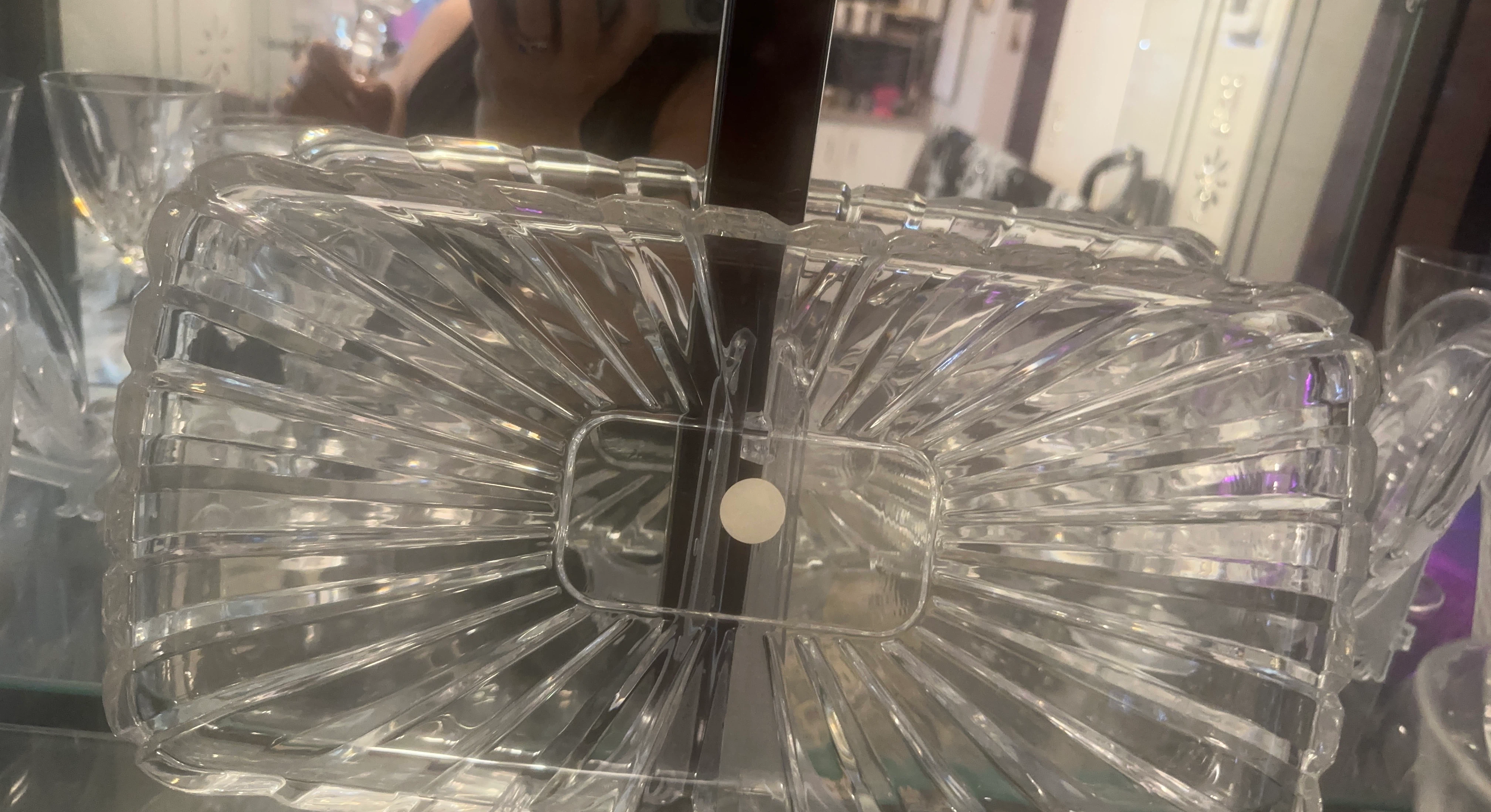 Clear Crystal Candy Dish