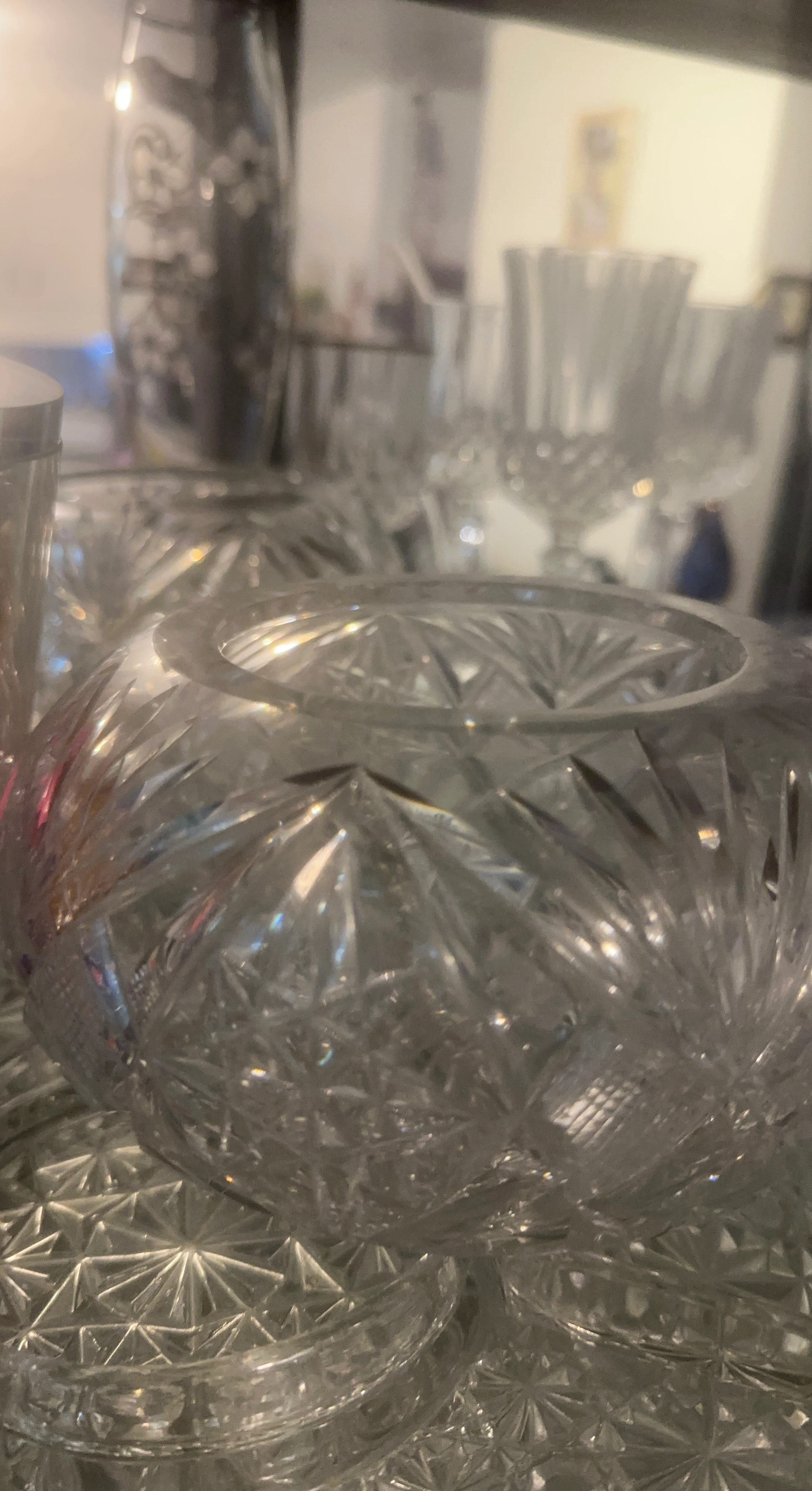 Cut Crystal Bowl