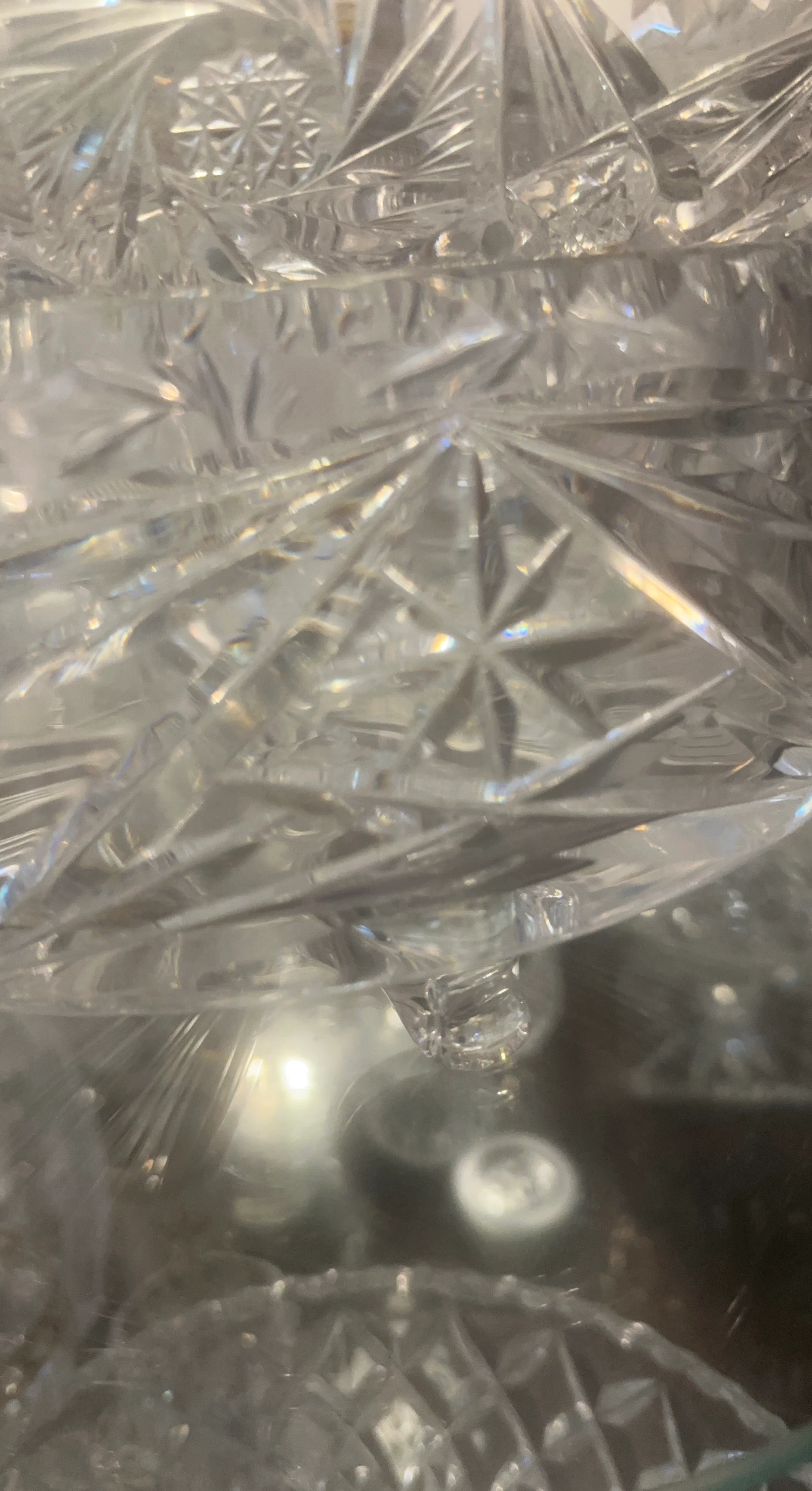 Clear Crystal Vase