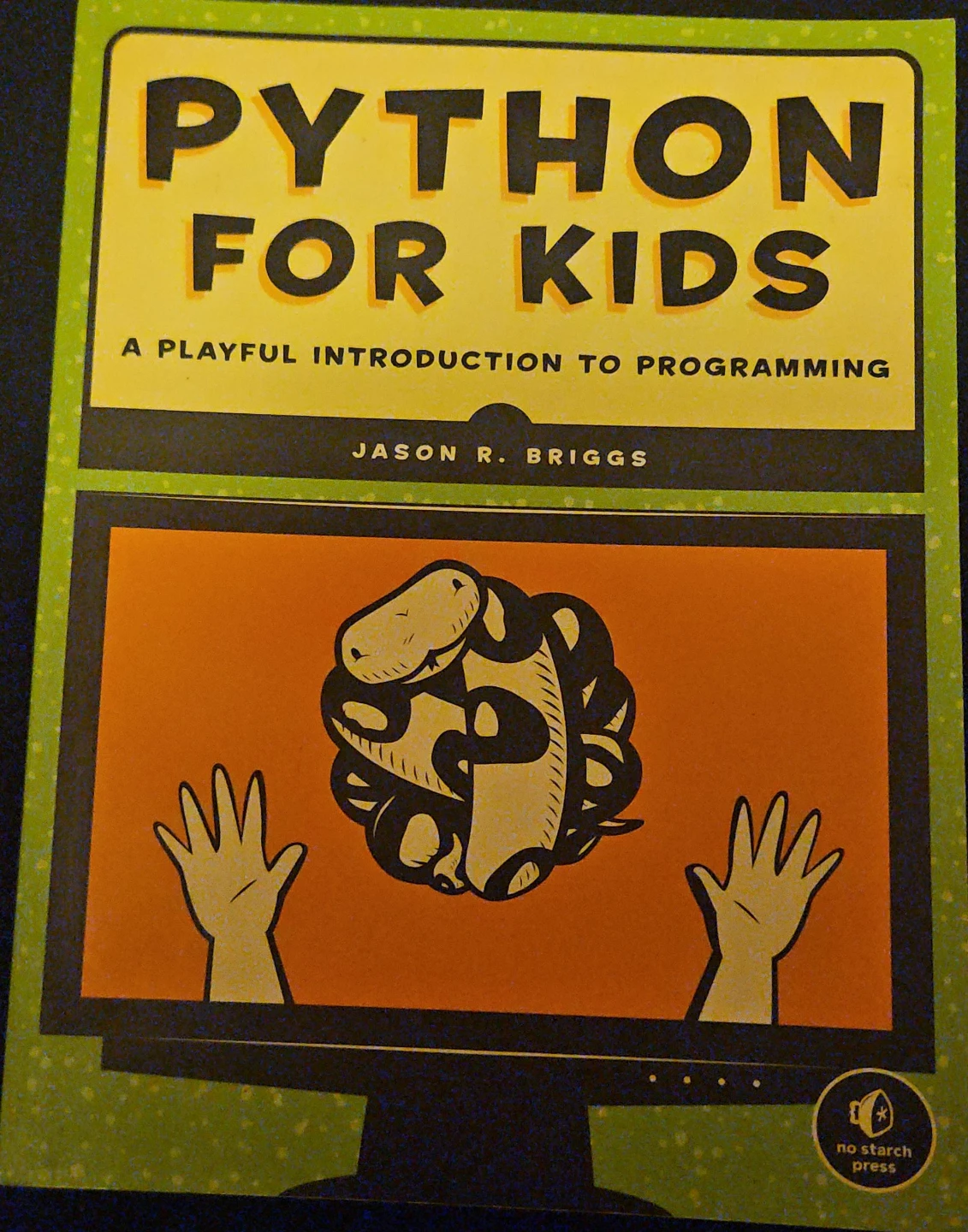 Python for Kids educational book